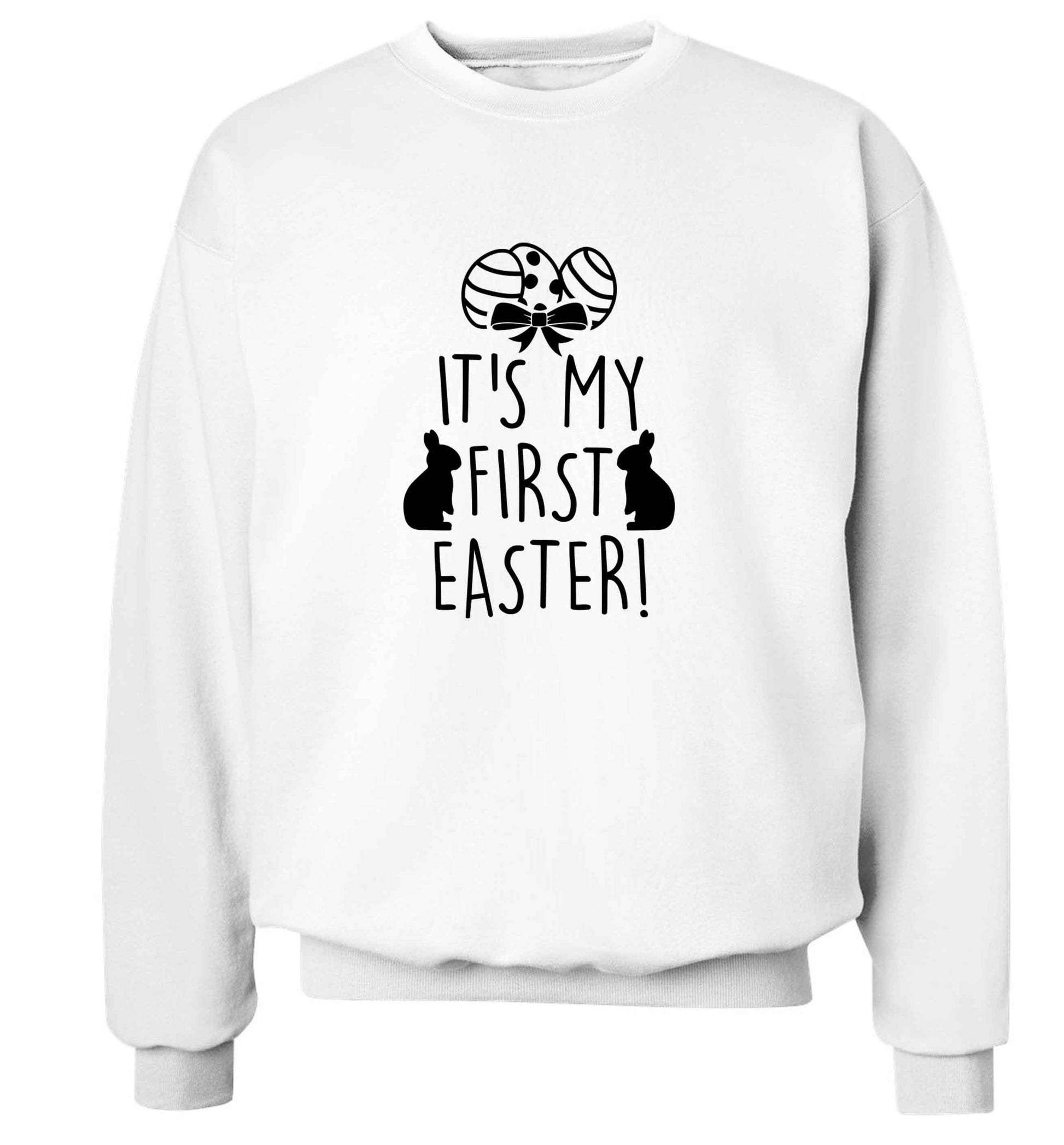 It's my first Easter adult's unisex white sweater 2XL