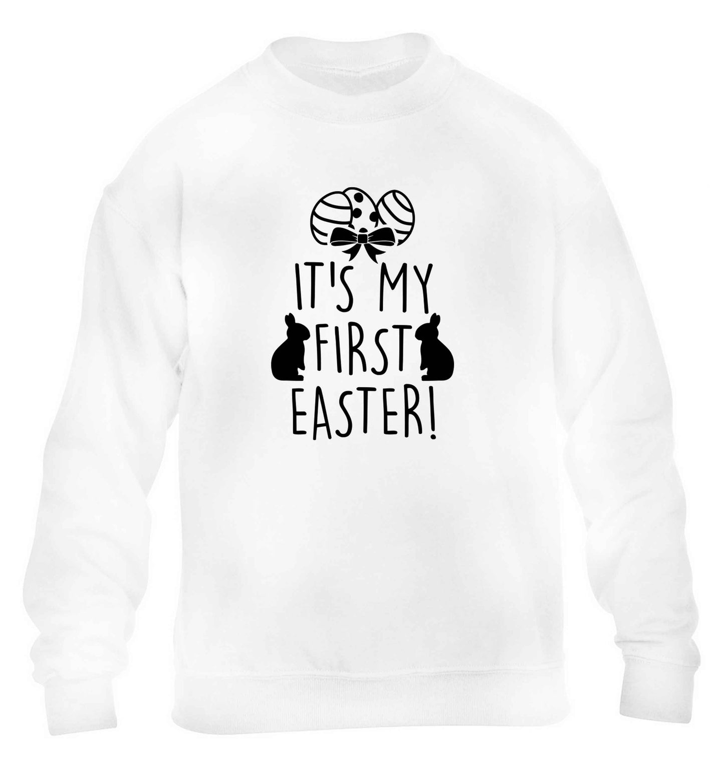 It's my first Easter children's white sweater 12-13 Years