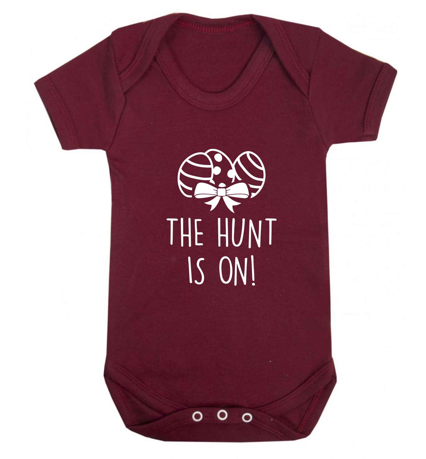 The hunt is on baby vest maroon 18-24 months