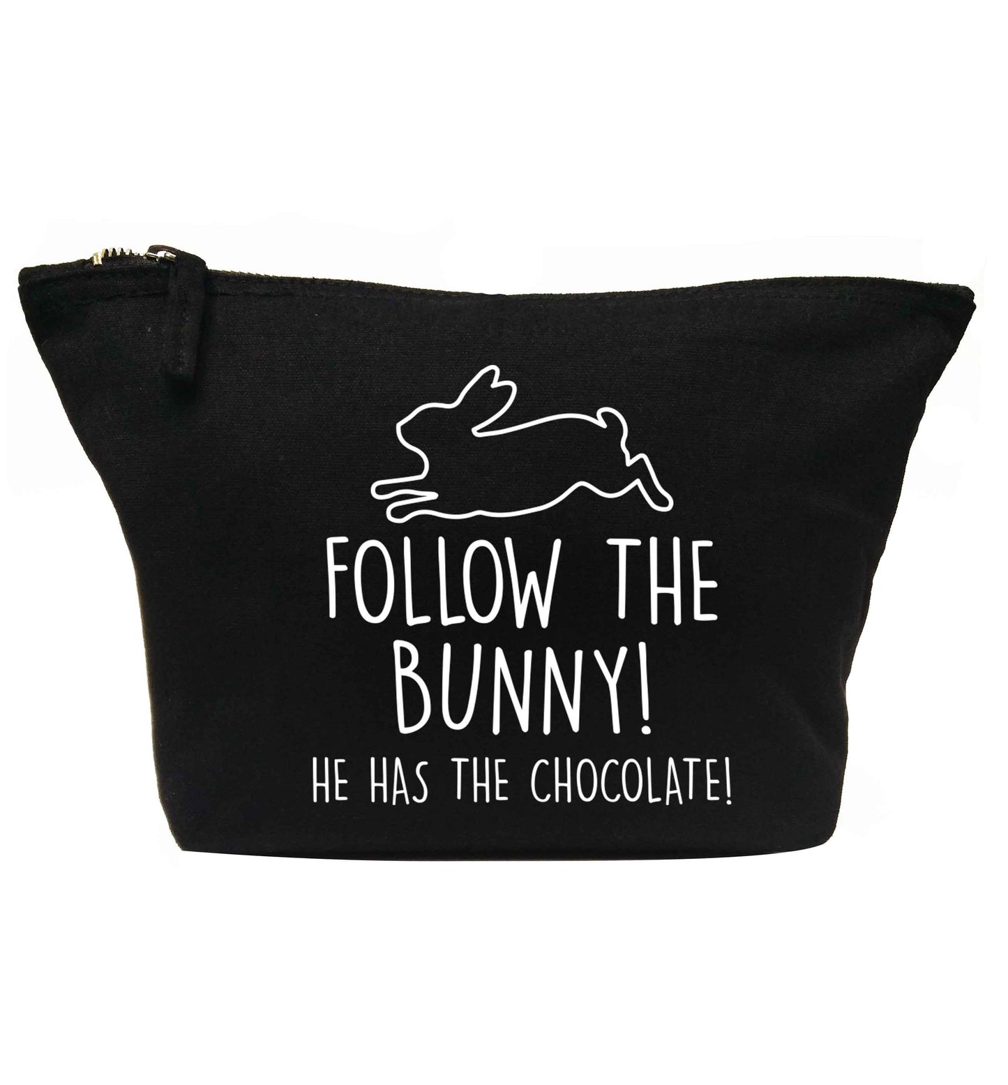 Follow the bunny! He has the chocolate | Makeup / wash bag
