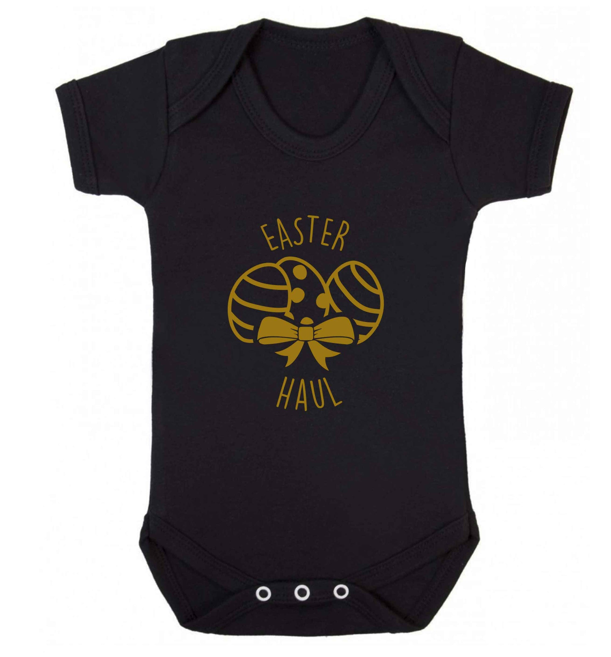 Easter haul baby vest black 18-24 months