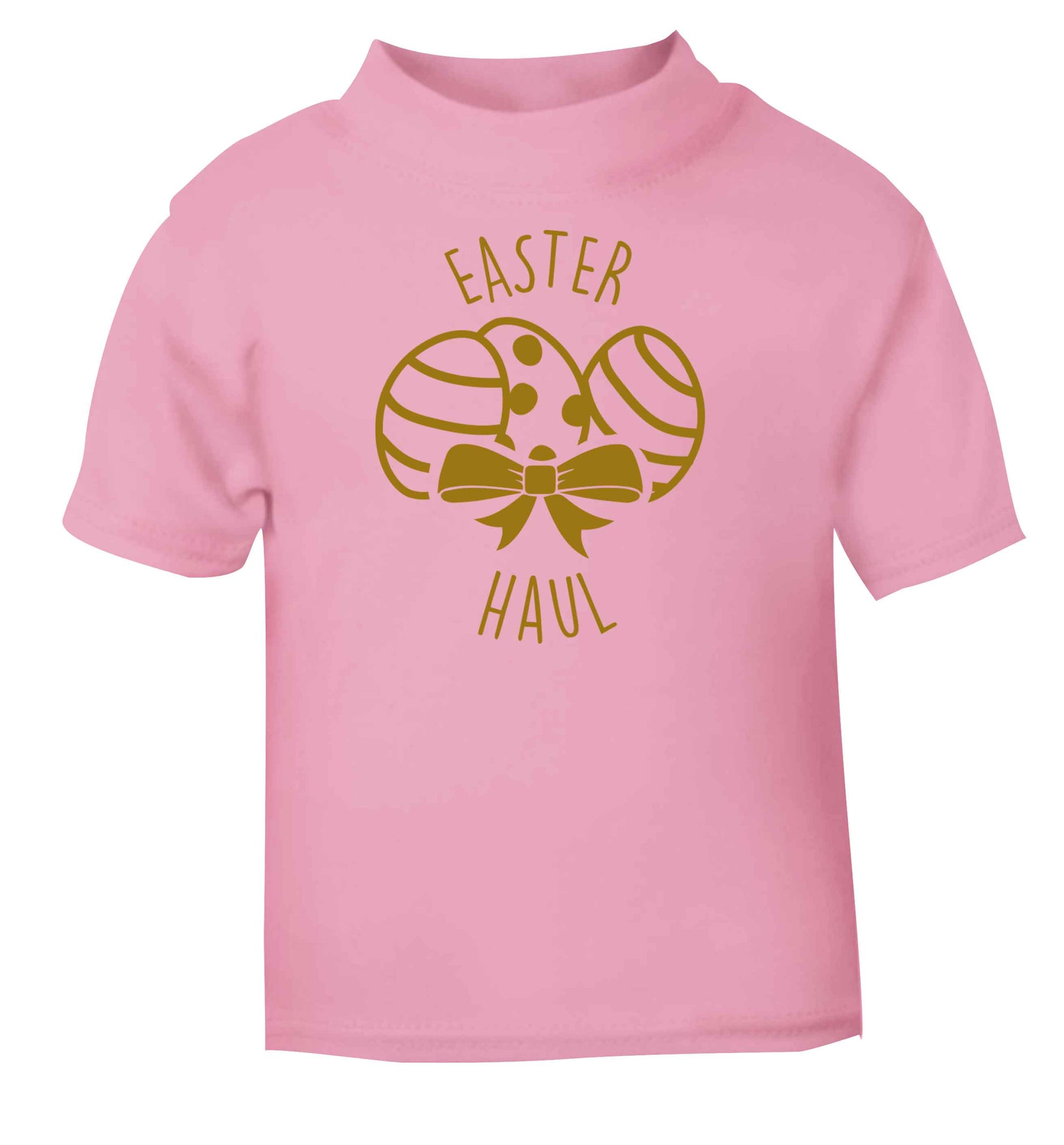 Easter haul light pink baby toddler Tshirt 2 Years