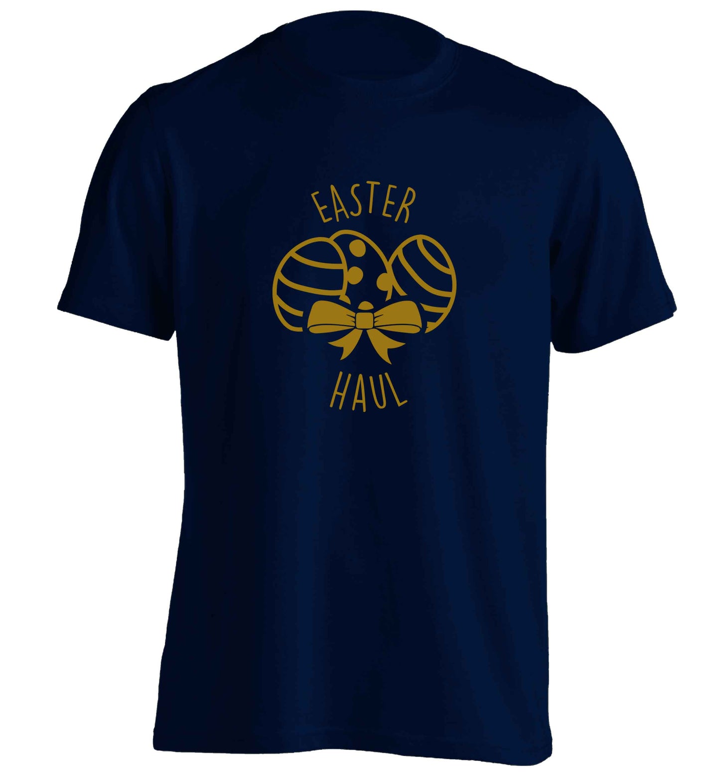 Easter haul adults unisex navy Tshirt 2XL