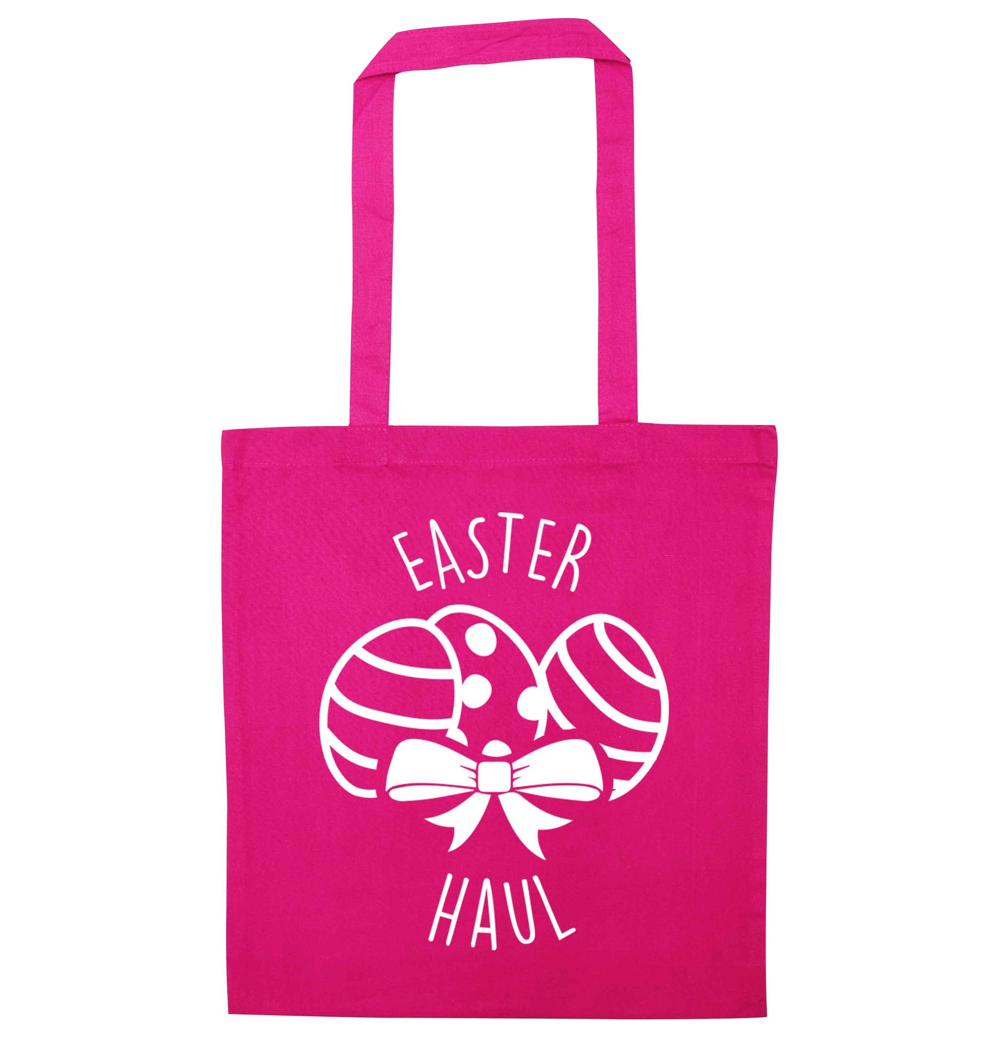 Easter haul pink tote bag