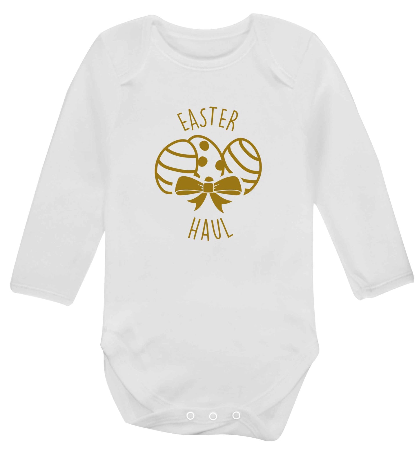 Easter haul baby vest long sleeved white 6-12 months