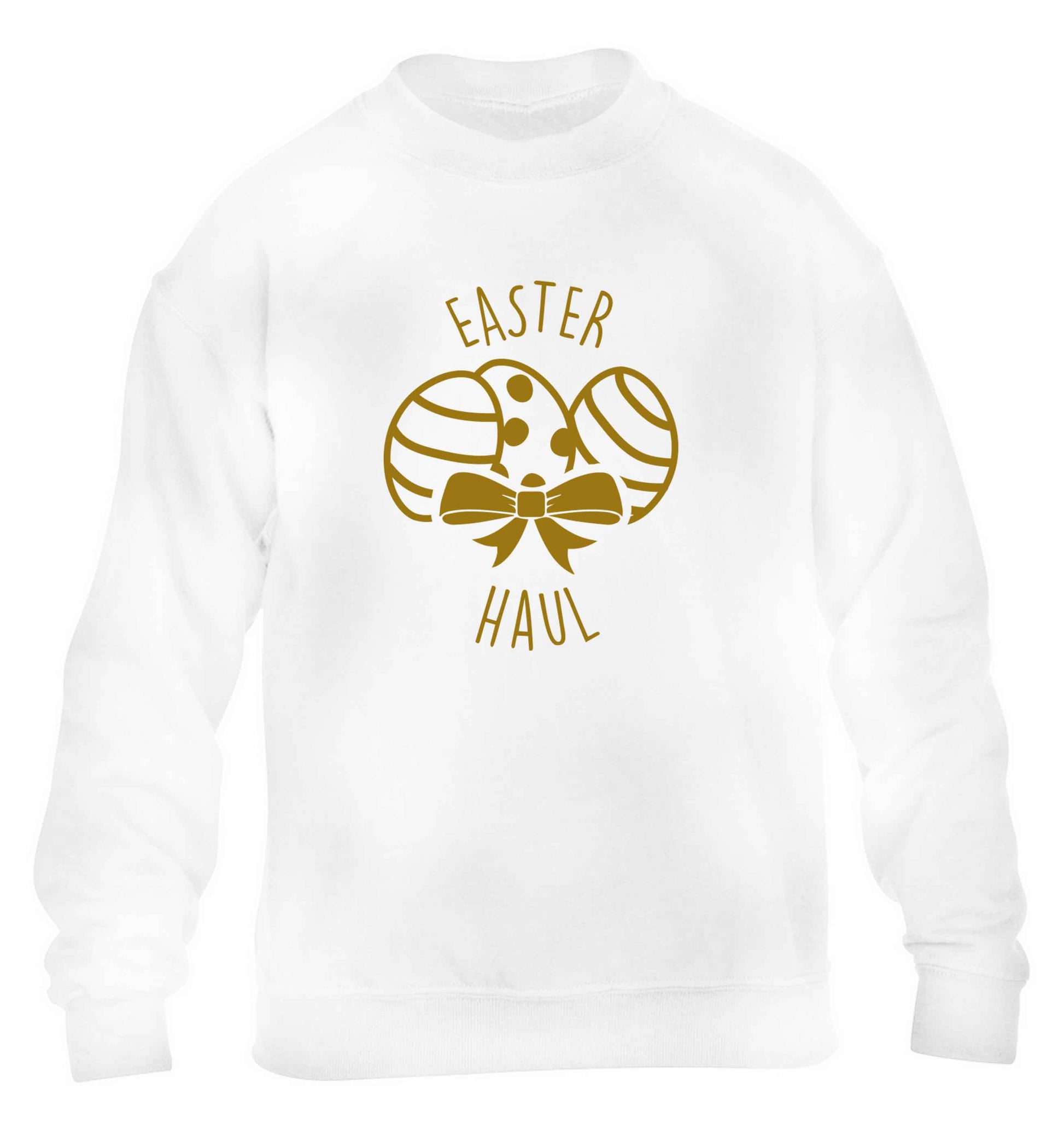 Easter haul children's white sweater 12-13 Years