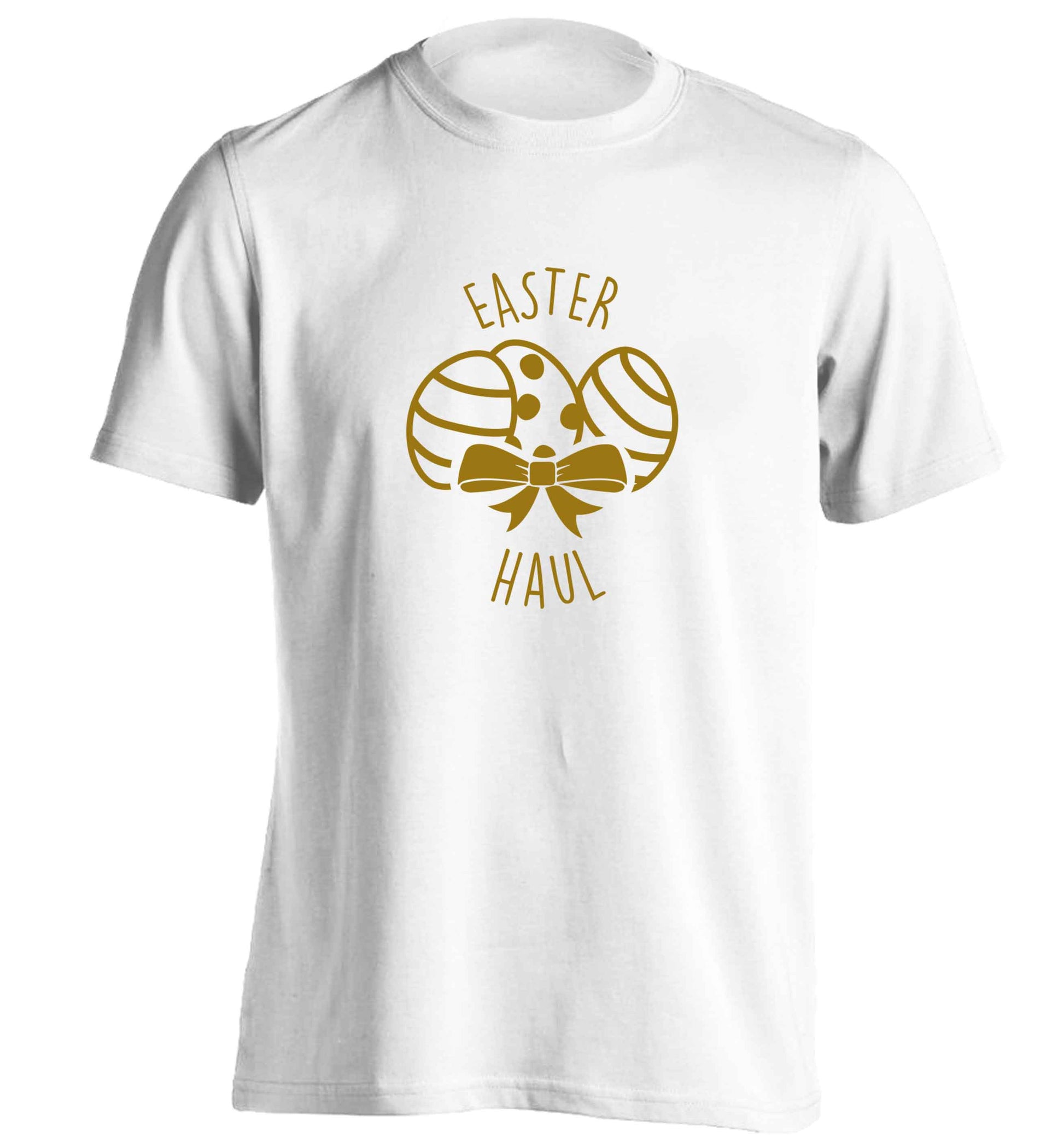 Easter haul adults unisex white Tshirt 2XL
