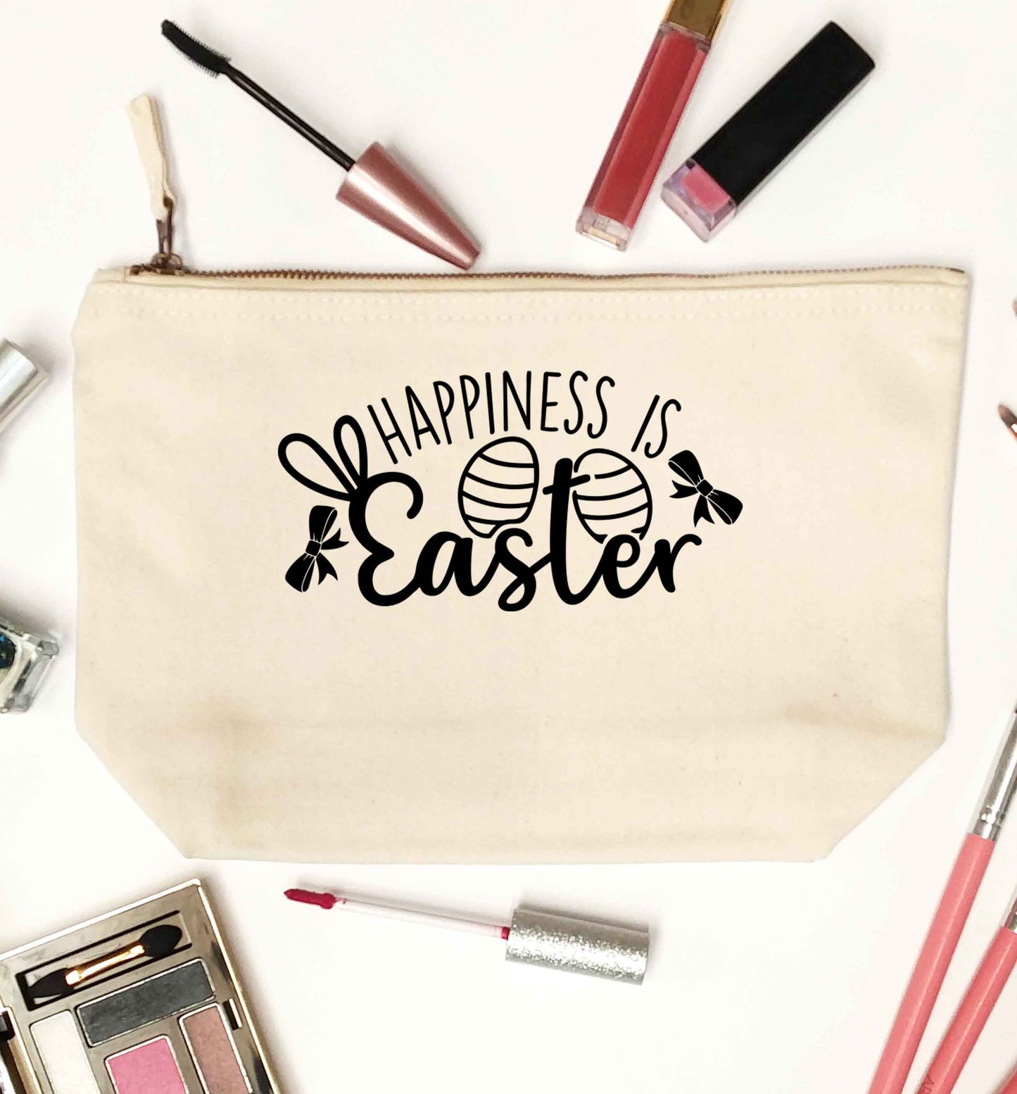 Happiness is easter natural makeup bag
