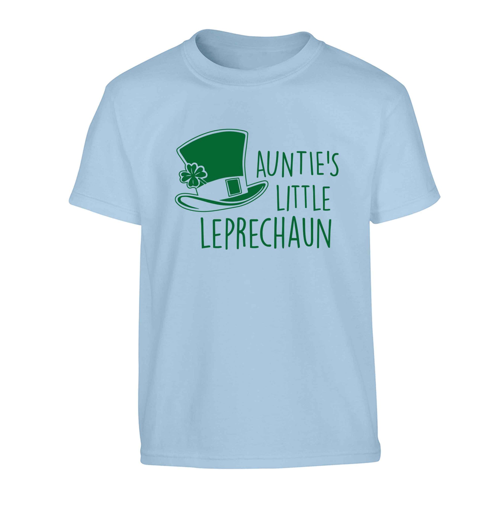 Auntie's little leprechaun Children's light blue Tshirt 12-13 Years
