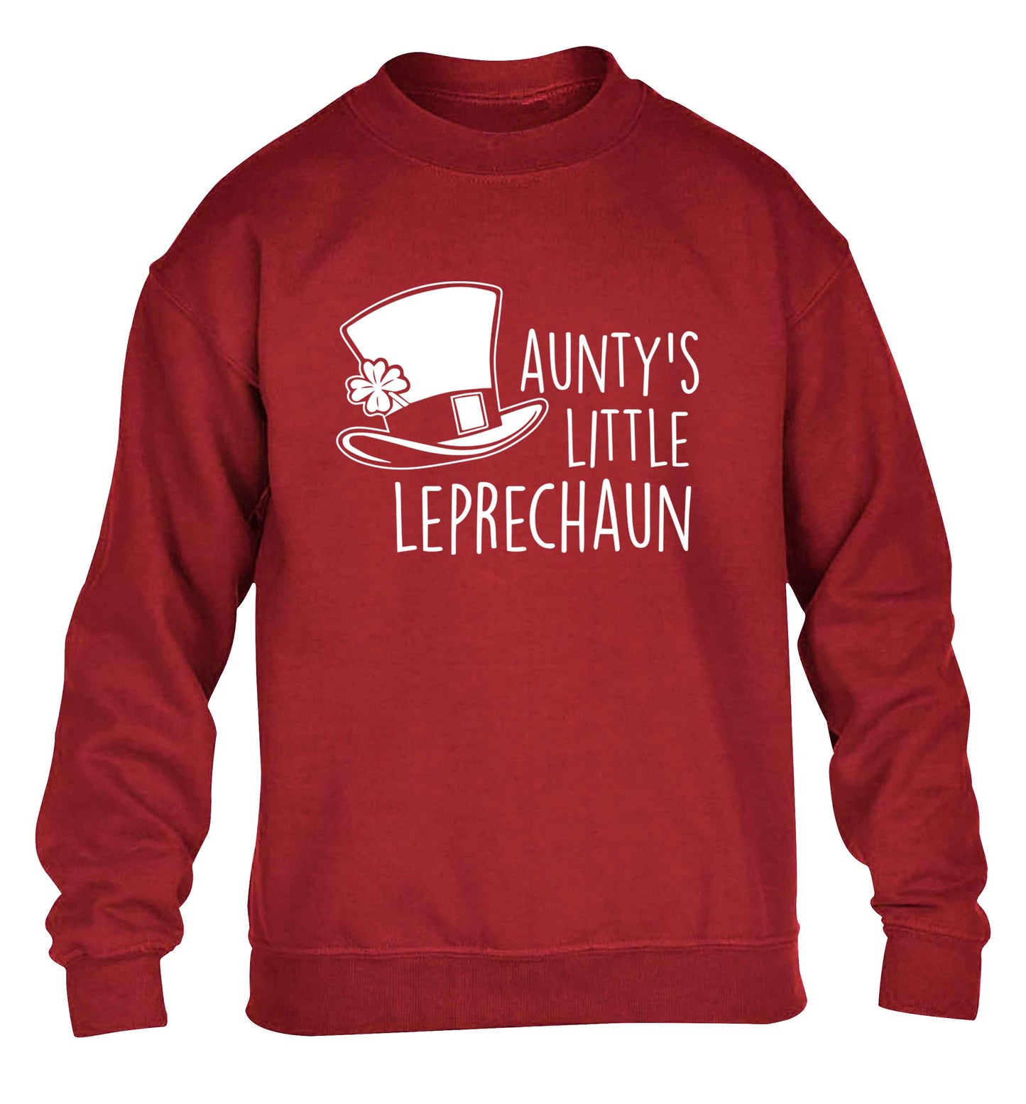 Aunty's little leprechaun children's grey sweater 12-13 Years