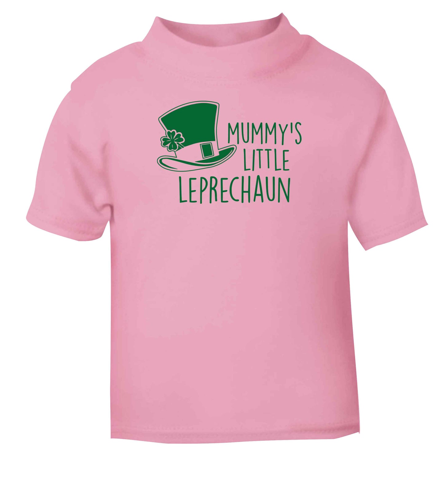 Mummy's little leprechaun Children's light pink Tshirt 12-13 Years