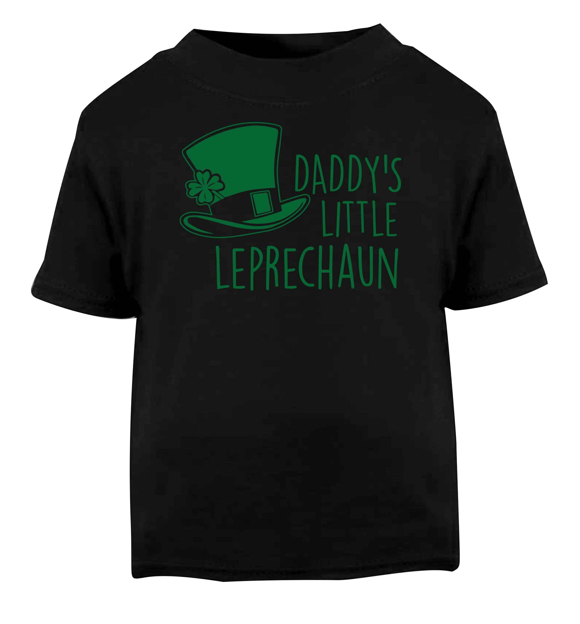 Daddy's little leprechaun Black baby toddler Tshirt 2 years