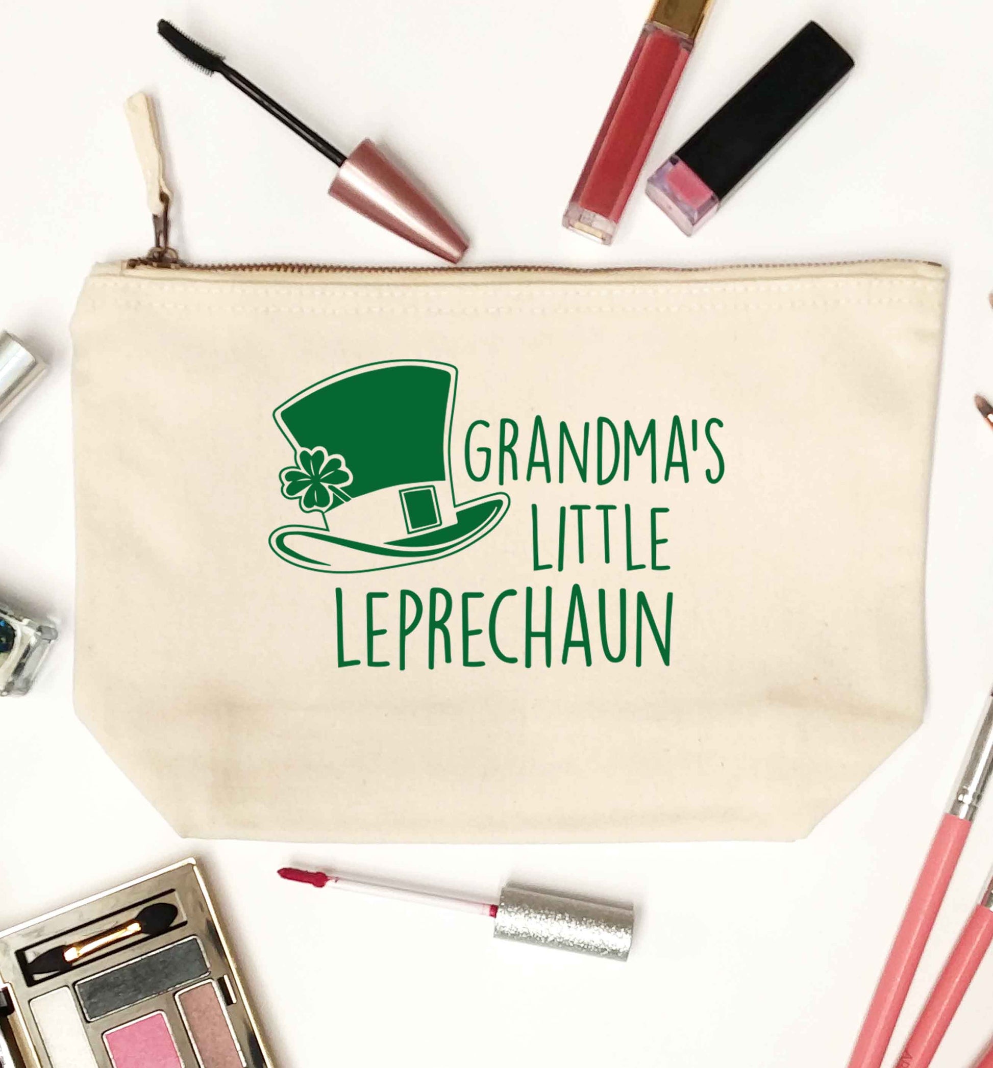 Grandma's little leprechaun natural makeup bag