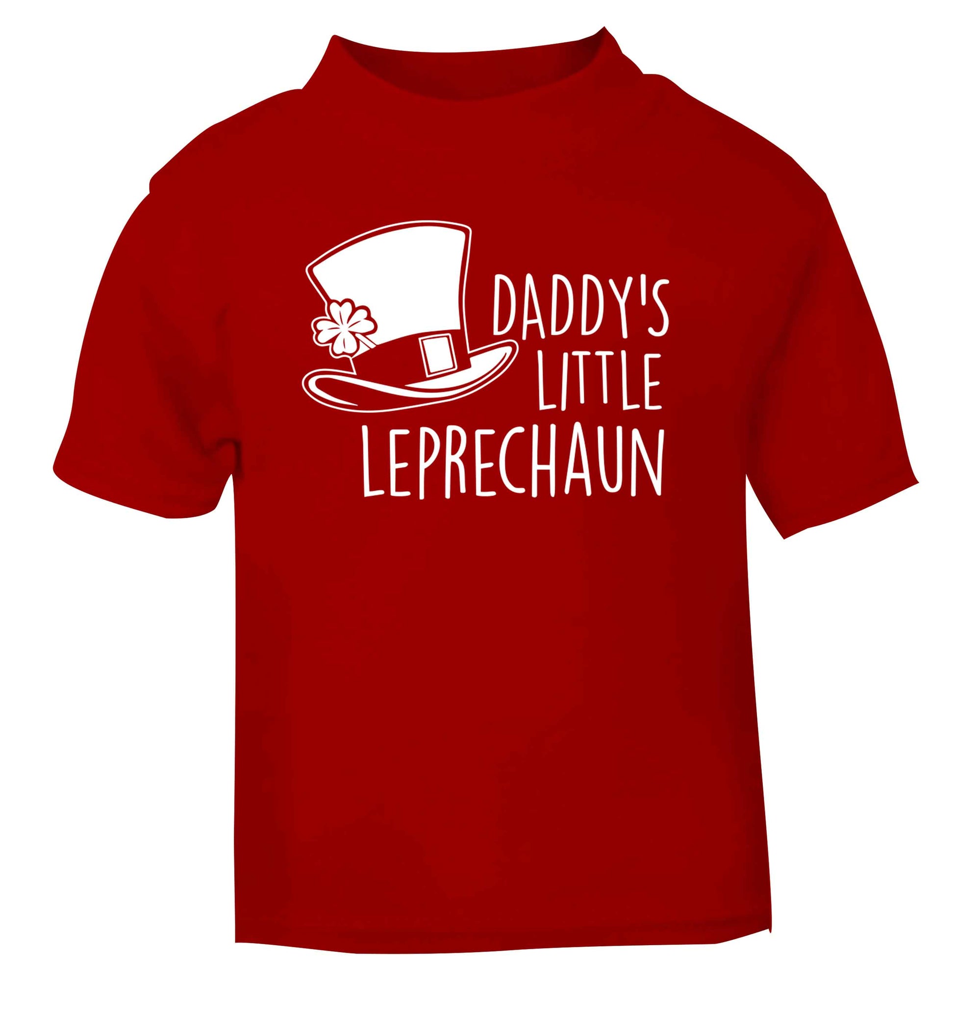 Daddy's lucky charm red baby toddler Tshirt 2 Years