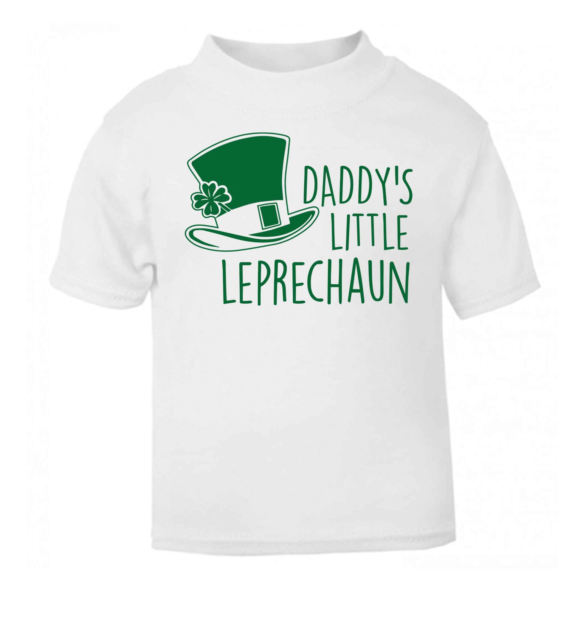 Daddy's lucky charm white baby toddler Tshirt 2 Years