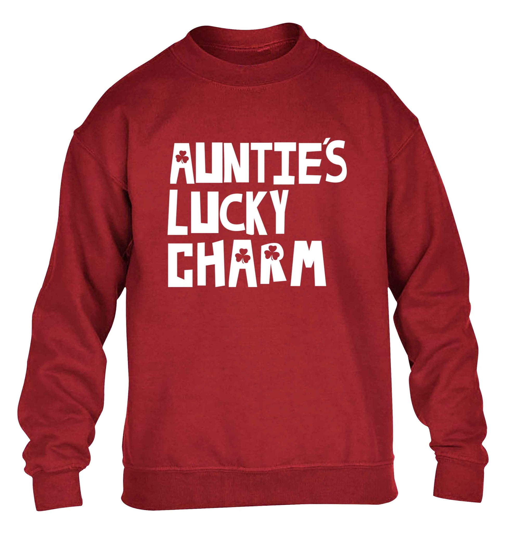 Auntie's lucky charm children's grey sweater 12-13 Years