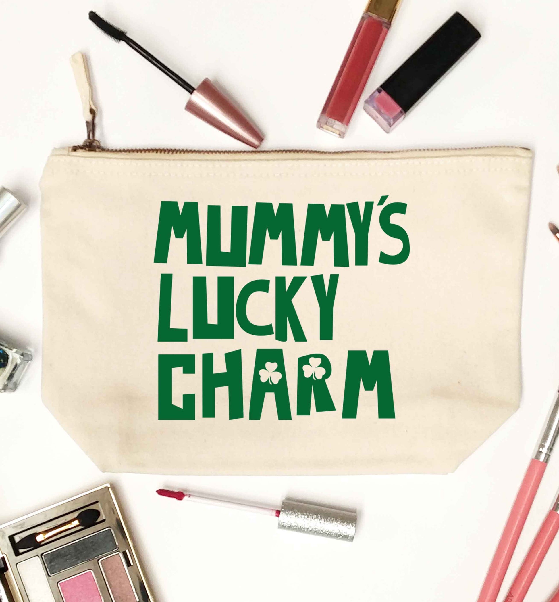 Mummy's lucky charm natural makeup bag