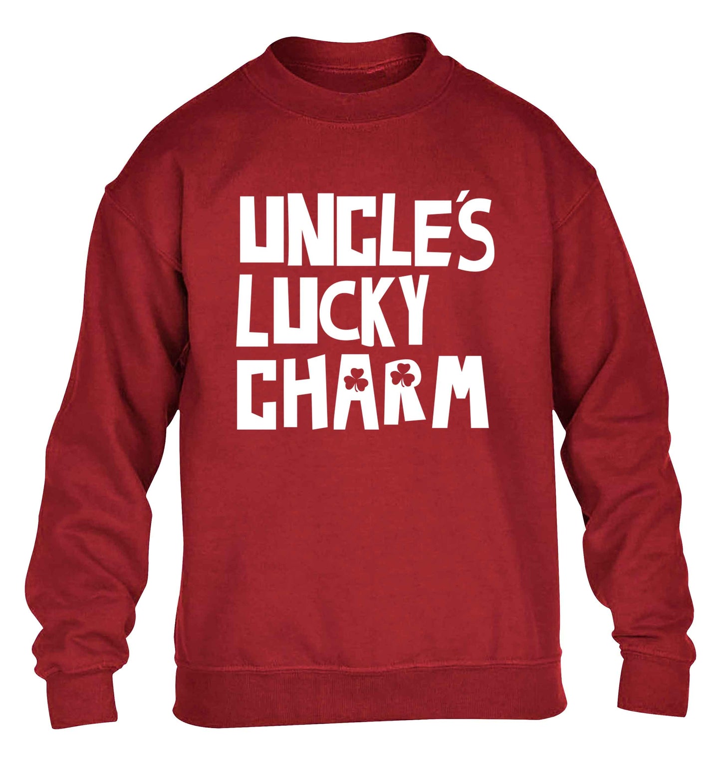 Uncles lucky charm children's grey sweater 12-13 Years