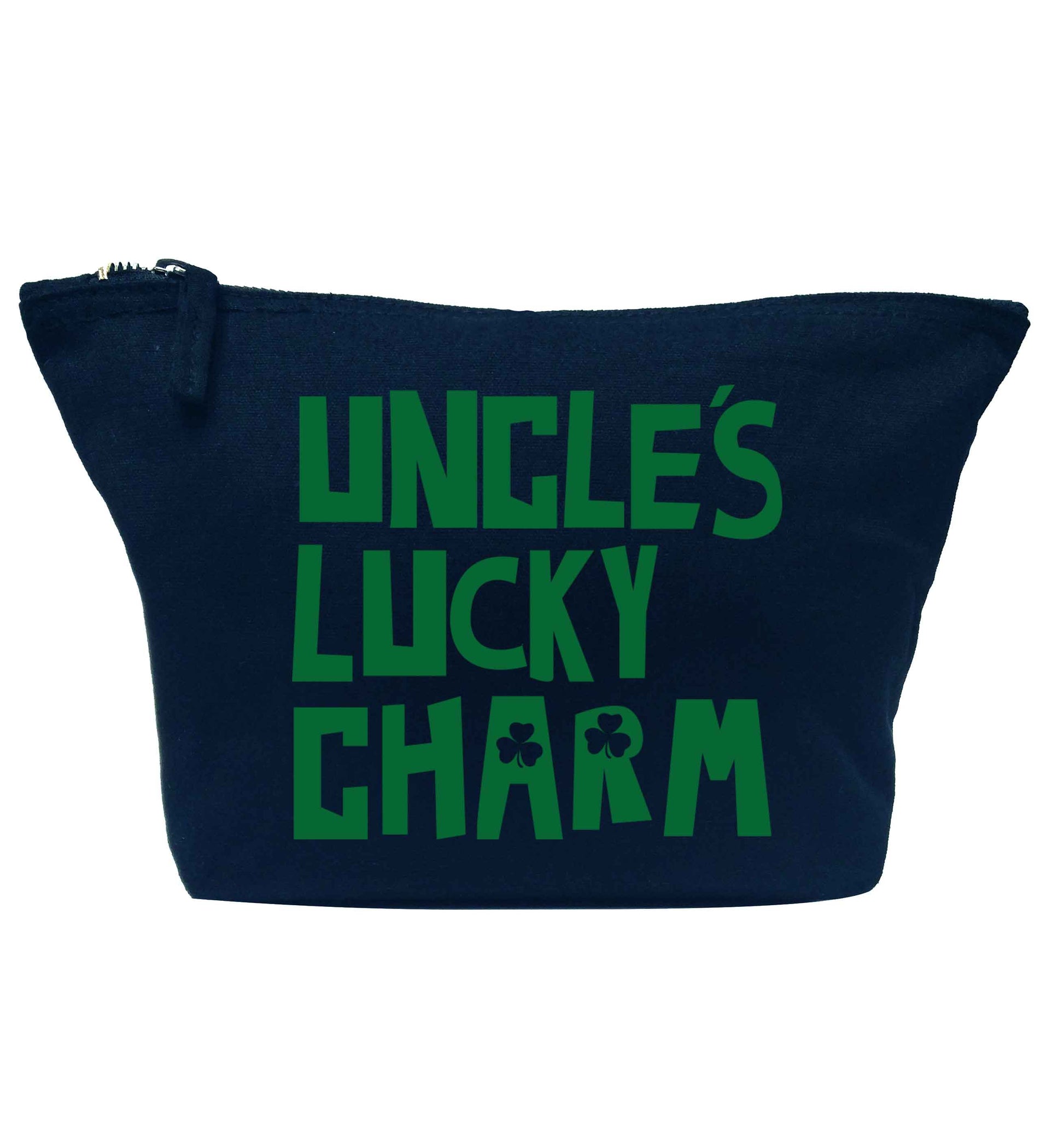 Uncles lucky charm navy makeup bag