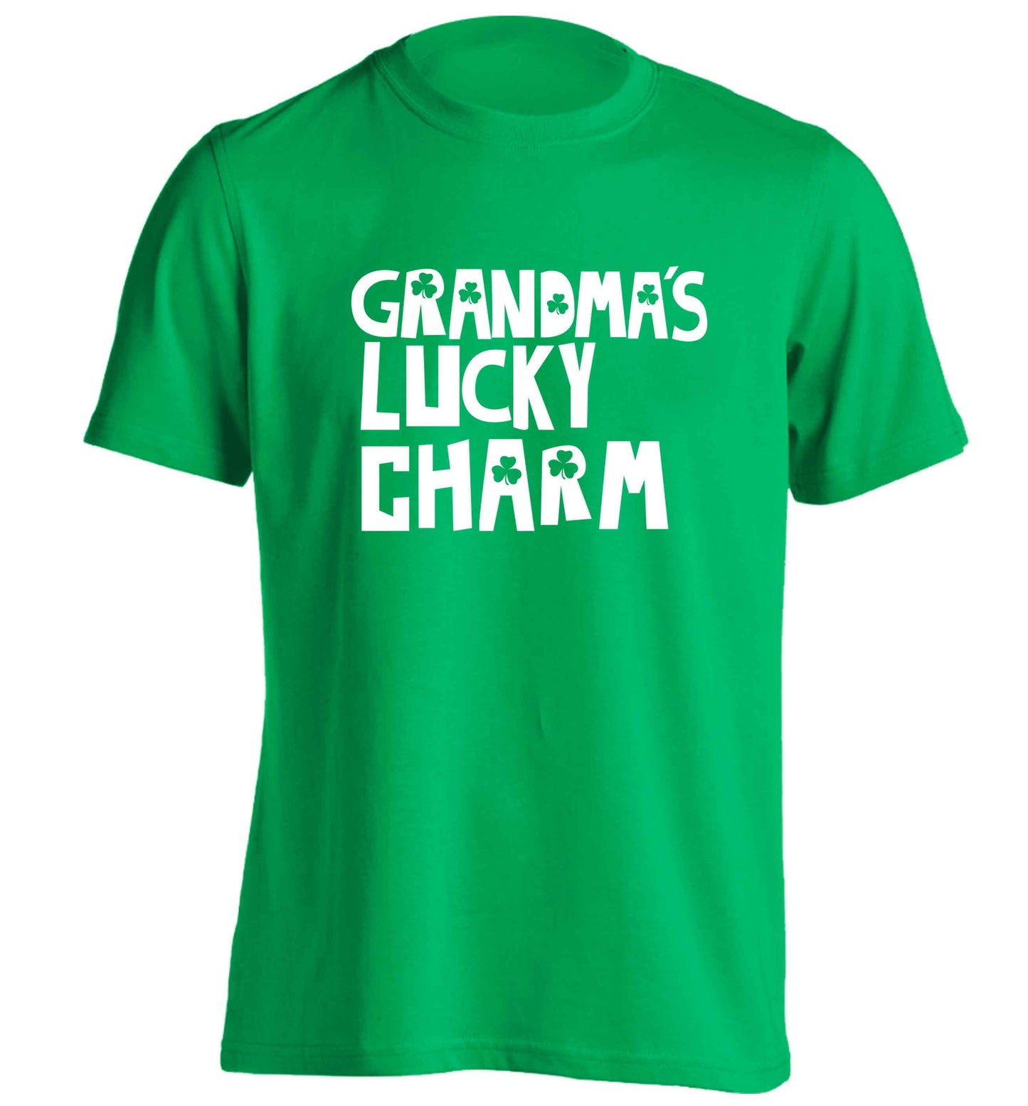 Grandma's lucky charm adults unisex green Tshirt 2XL