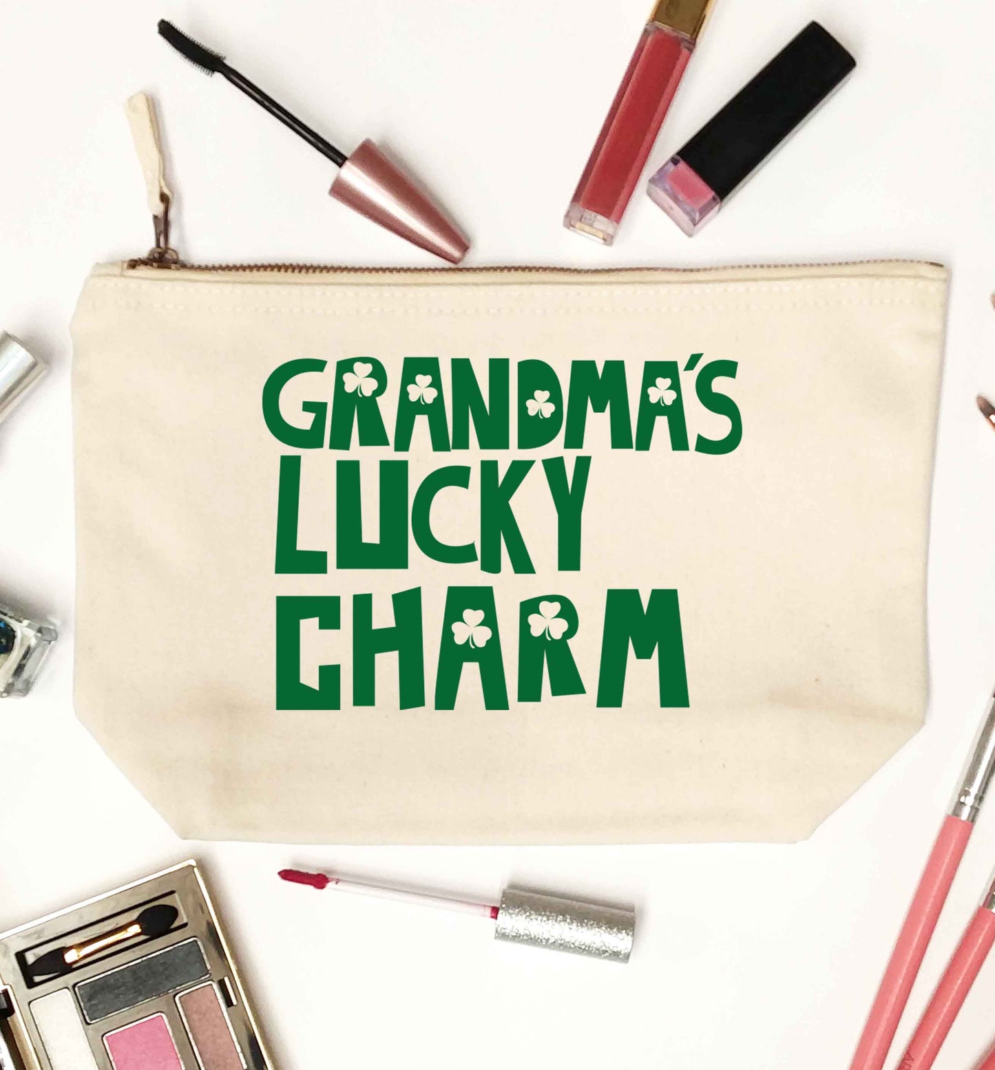 Grandma's lucky charm natural makeup bag