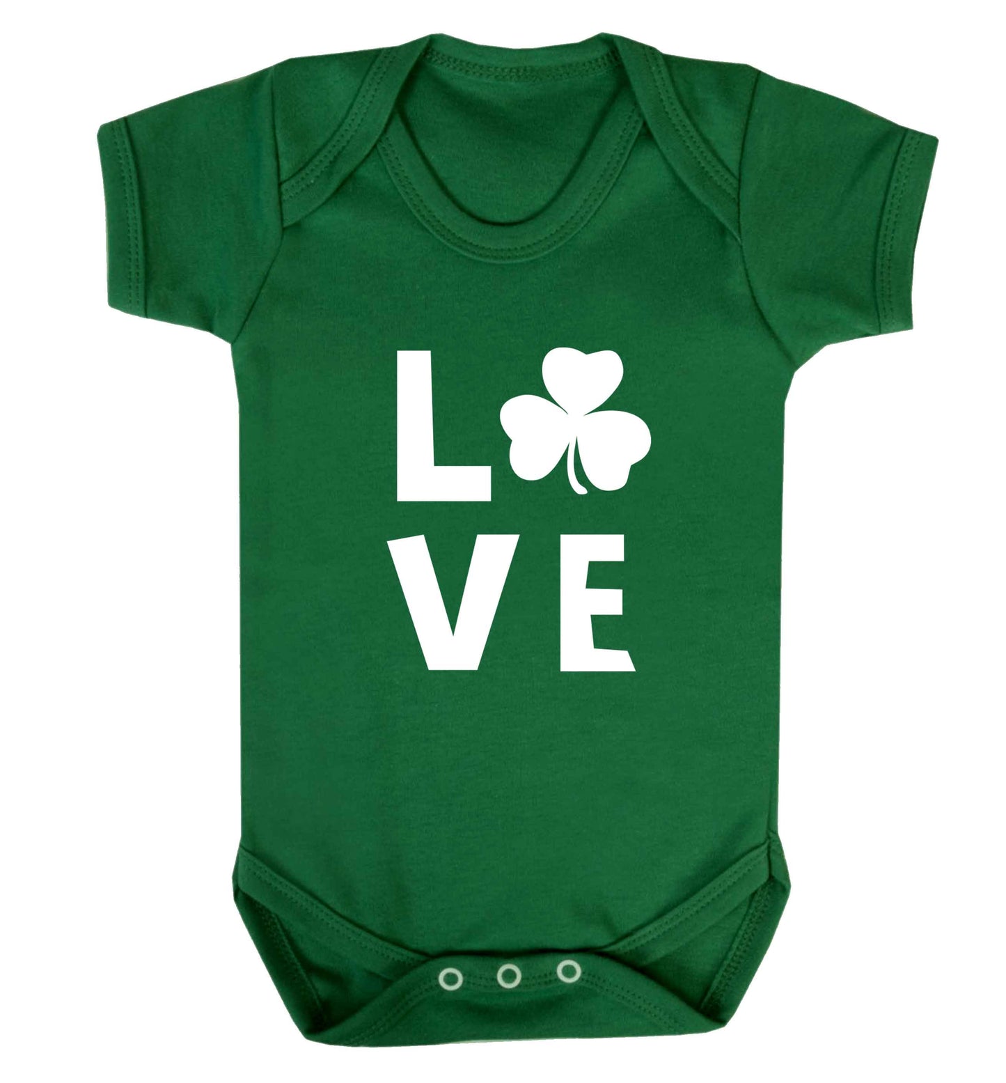 Shamrock love baby vest green 18-24 months