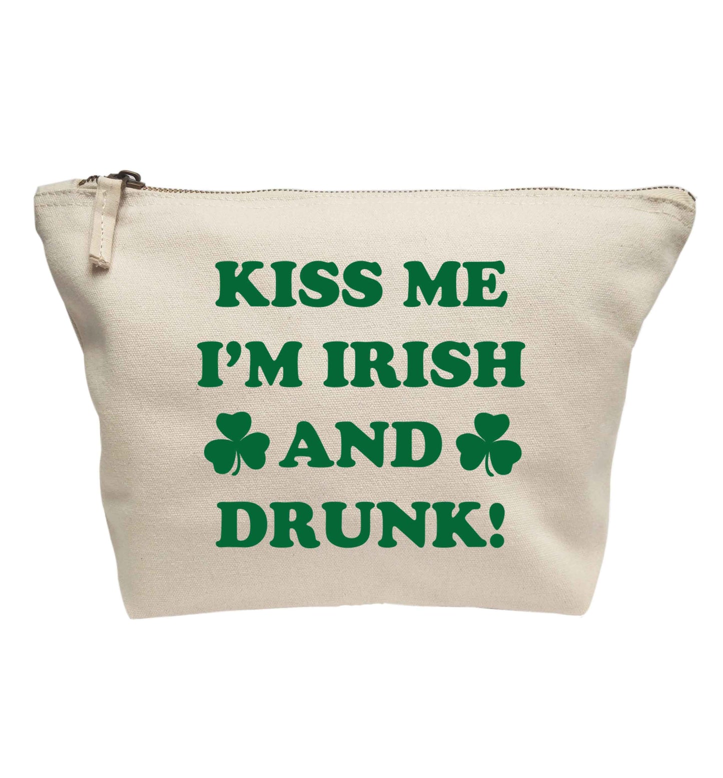 Kiss me I'm Irish and drunk | Makeup / wash bag
