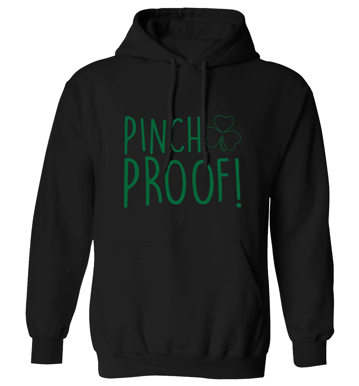 Pinch Proof adults unisex black hoodie 2XL