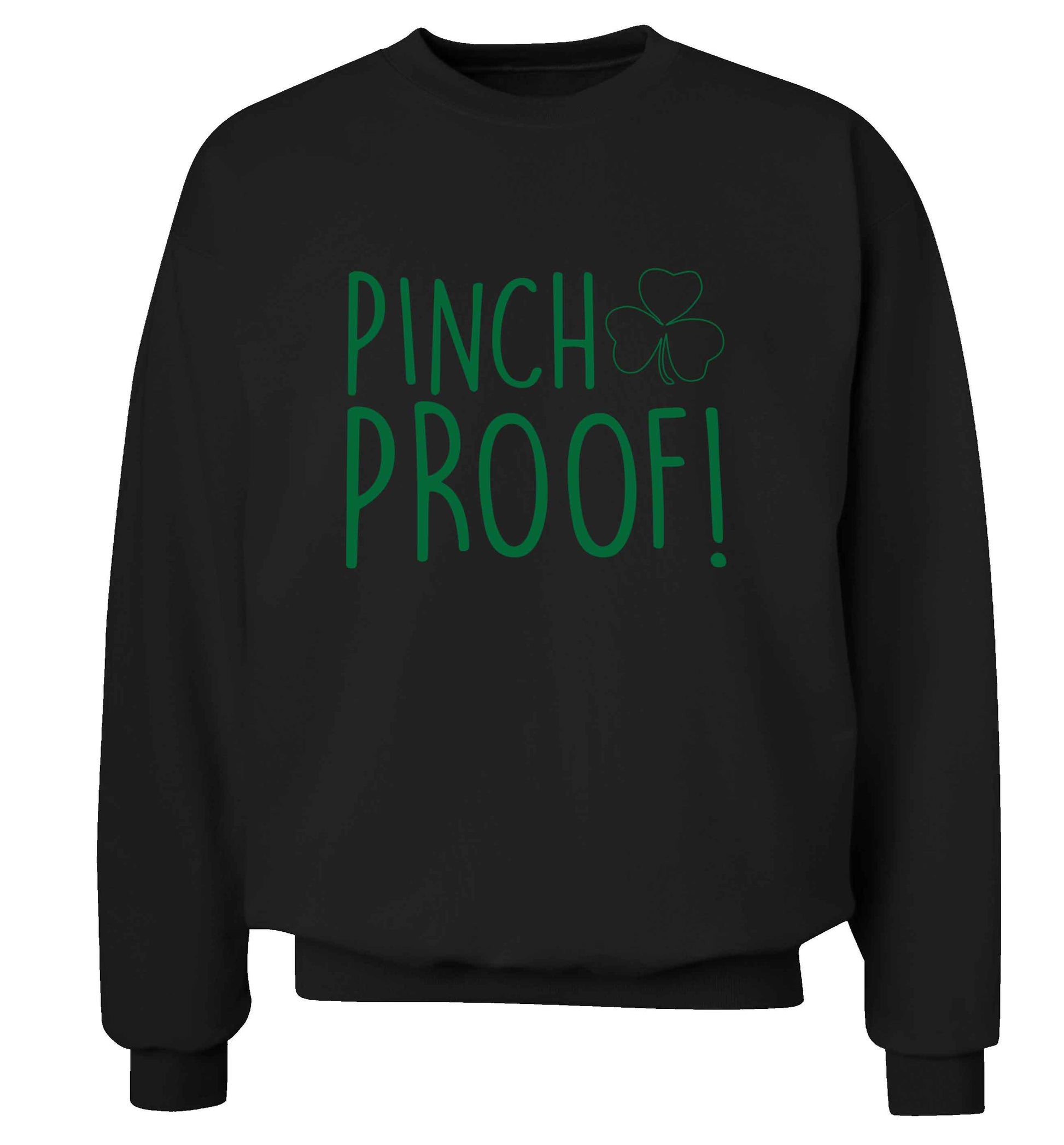 Pinch Proof adult's unisex black sweater 2XL