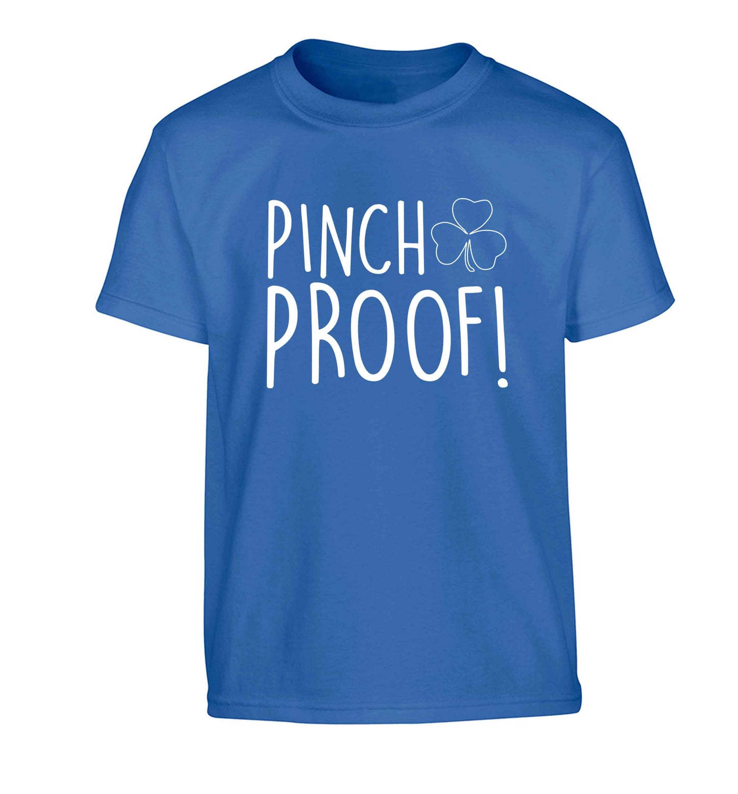 Pinch Proof Children's blue Tshirt 12-13 Years