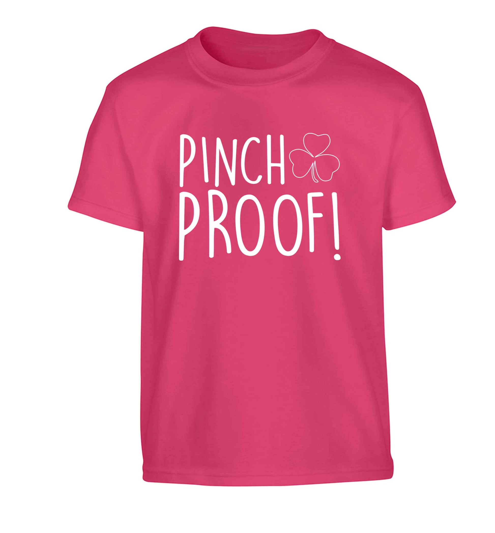 Pinch Proof Children's pink Tshirt 12-13 Years