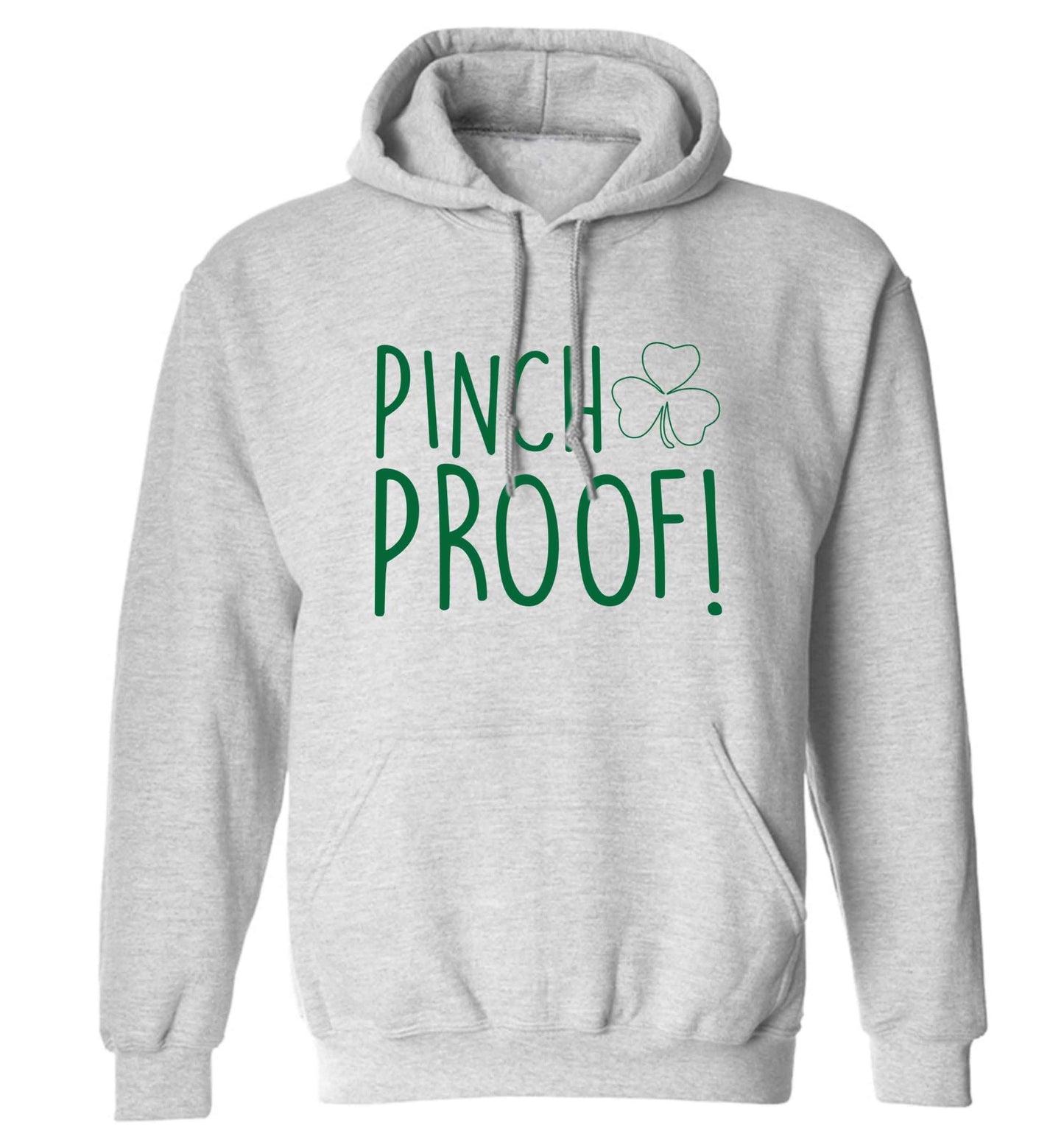 Pinch Proof adults unisex grey hoodie 2XL