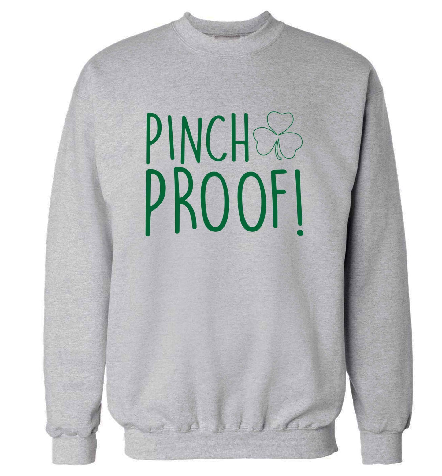 Pinch Proof adult's unisex grey sweater 2XL