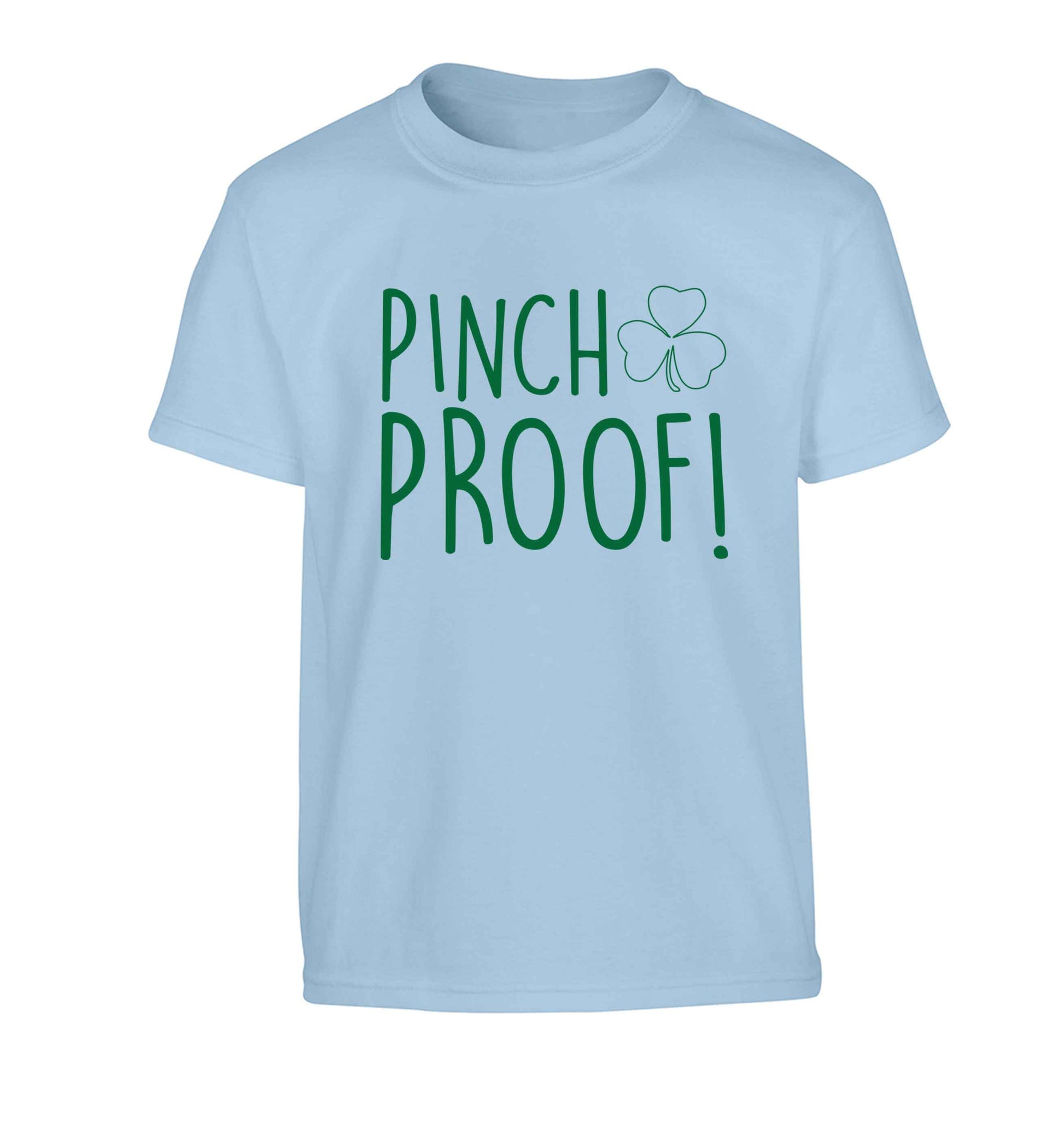 Pinch Proof Children's light blue Tshirt 12-13 Years