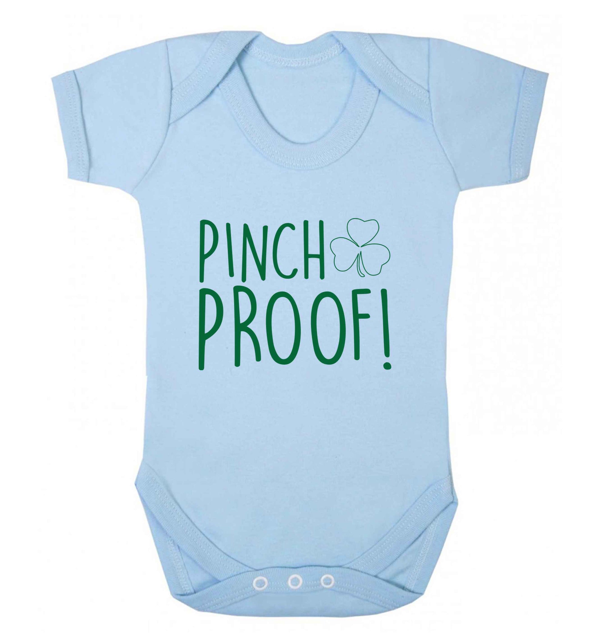 Pinch Proof baby vest pale blue 18-24 months