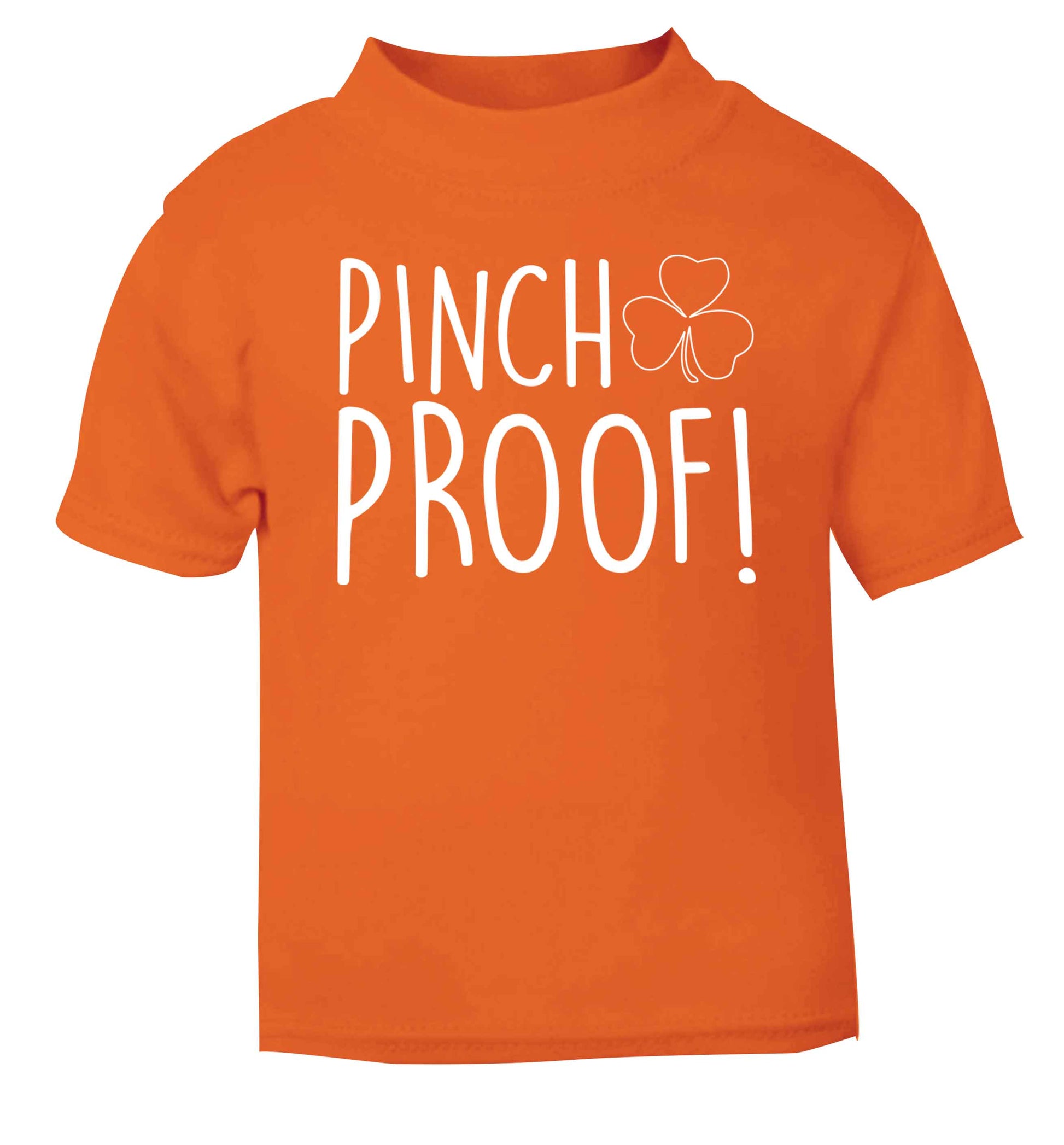 Pinch Proof orange baby toddler Tshirt 2 Years
