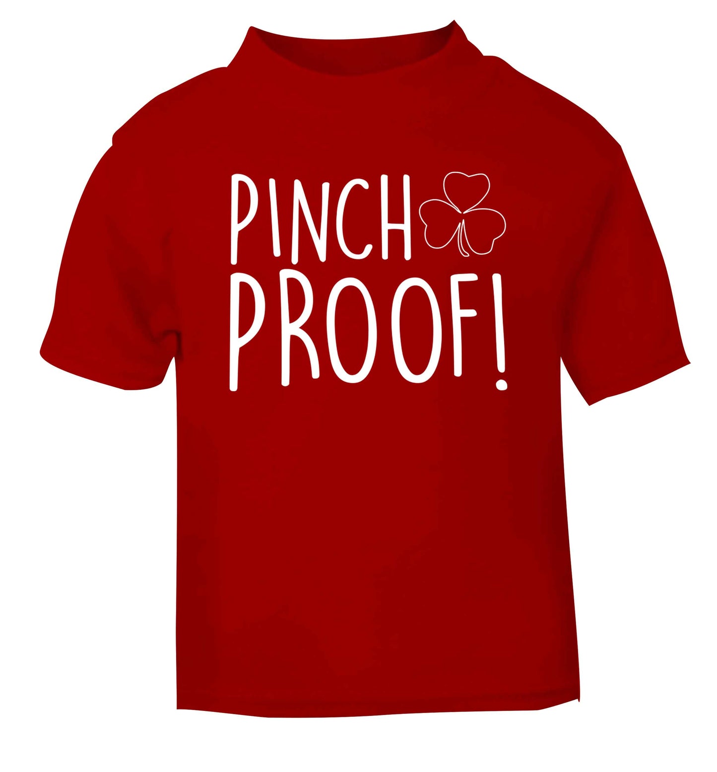 Pinch Proof red baby toddler Tshirt 2 Years