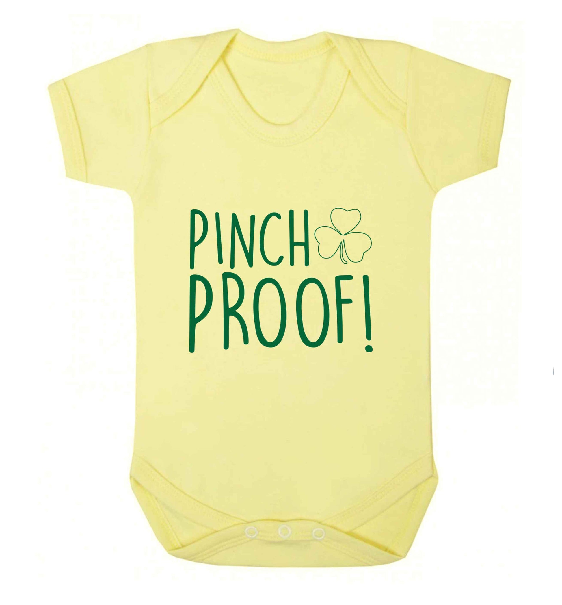 Pinch Proof baby vest pale yellow 18-24 months