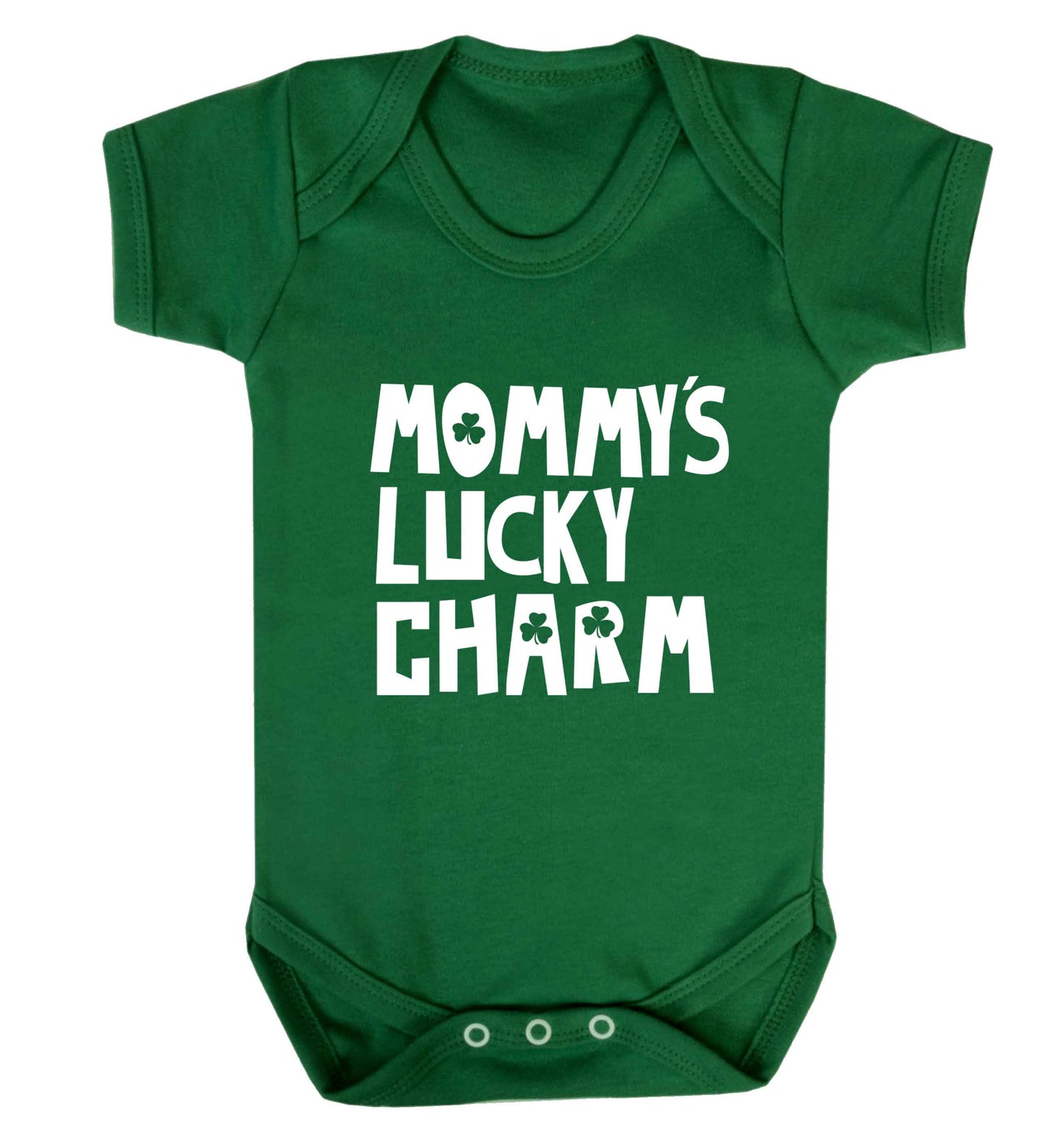 Mommy's lucky charm baby vest green 18-24 months