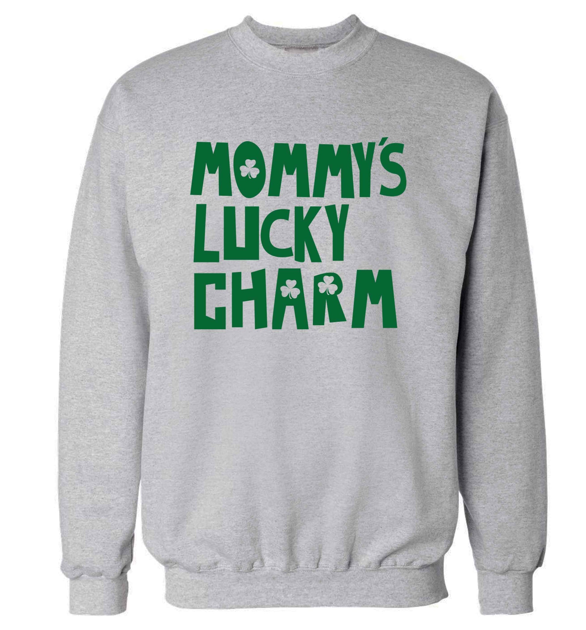 Mommy's lucky charm adult's unisex grey sweater 2XL