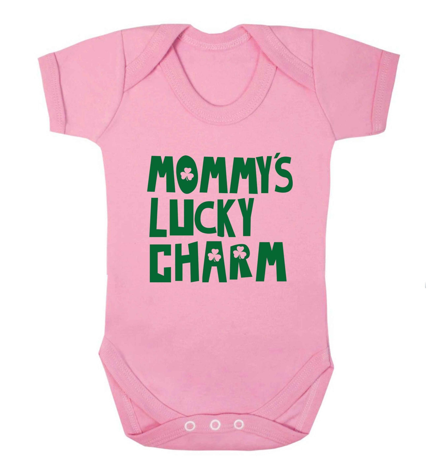 Mommy's lucky charm baby vest pale pink 18-24 months