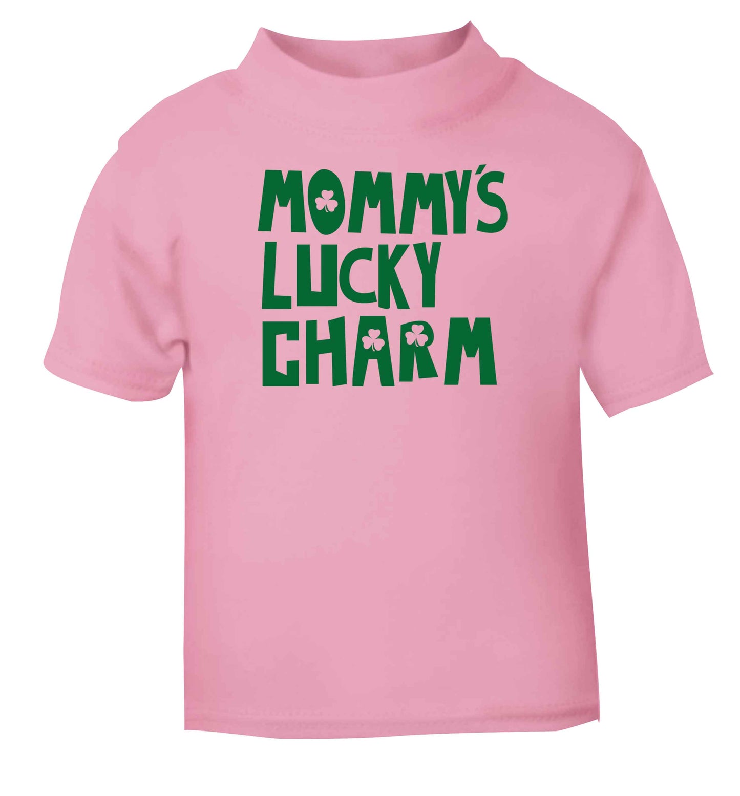 Mommy's lucky charm light pink baby toddler Tshirt 2 Years