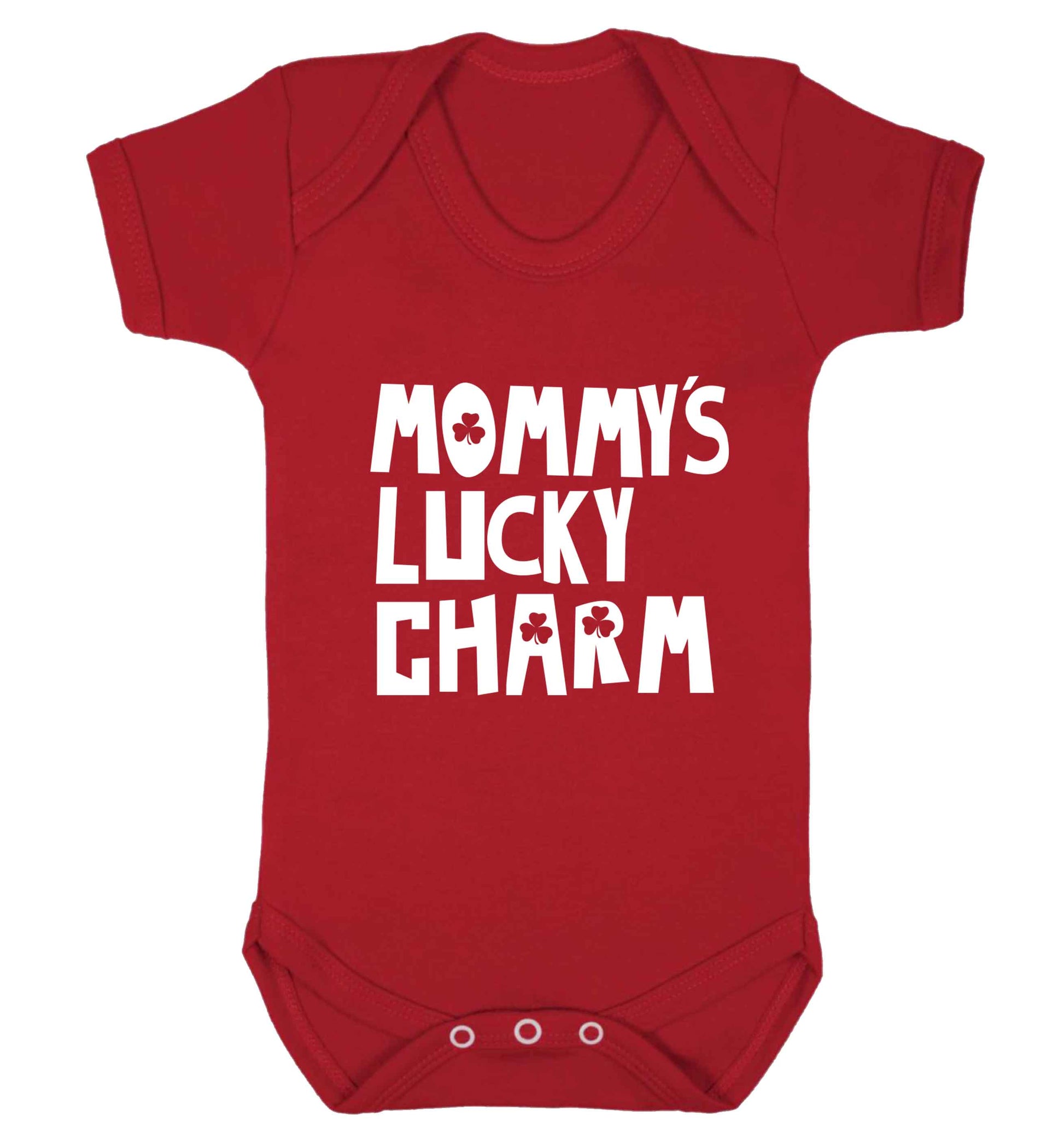 Mommy's lucky charm baby vest red 18-24 months