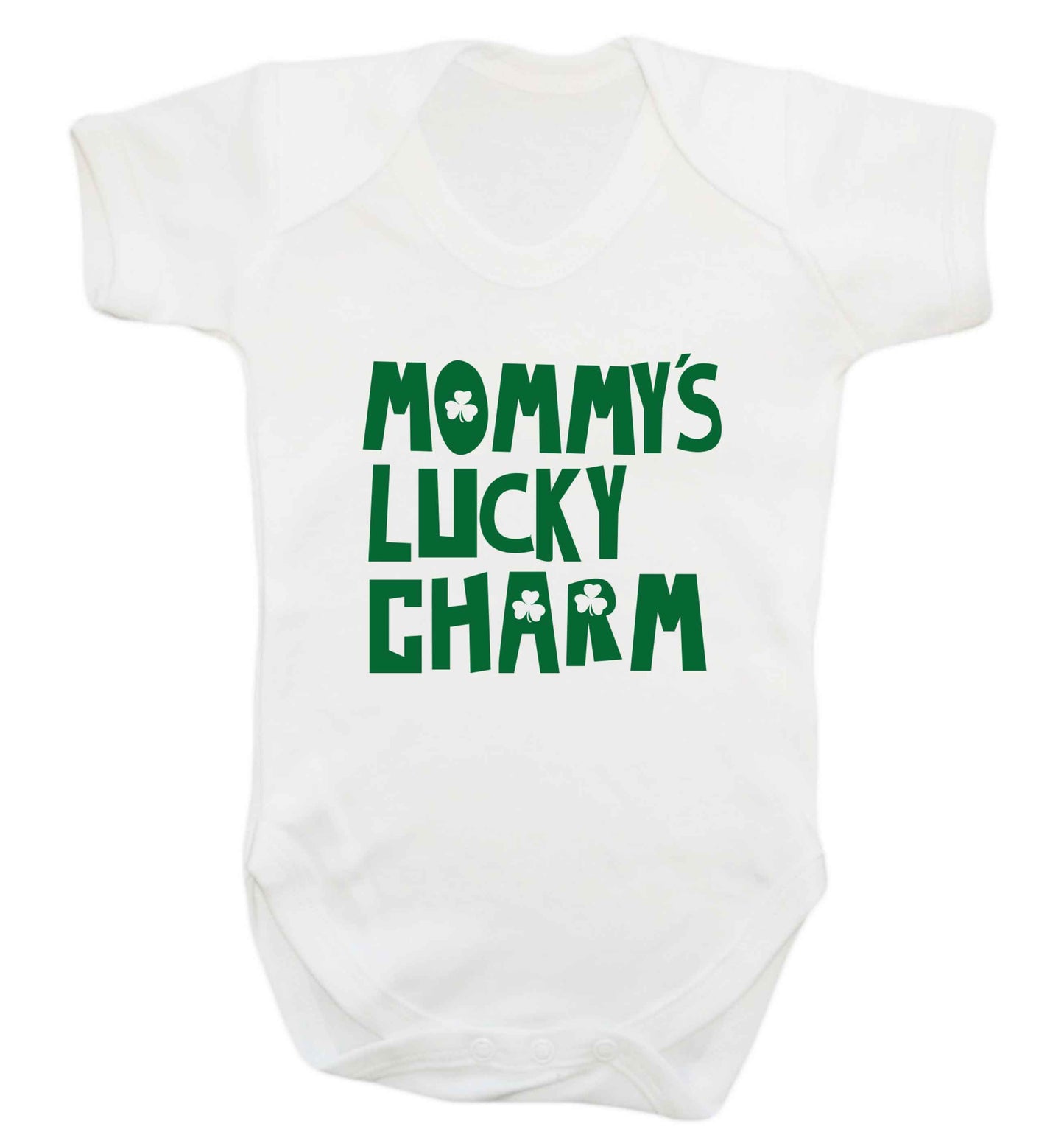 Mommy's lucky charm baby vest white 18-24 months