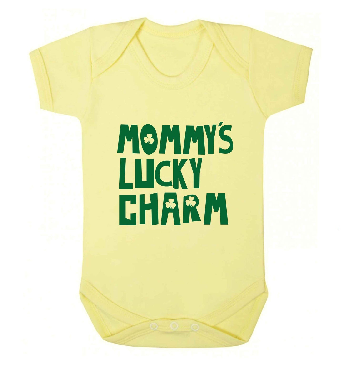 Mommy's lucky charm baby vest pale yellow 18-24 months