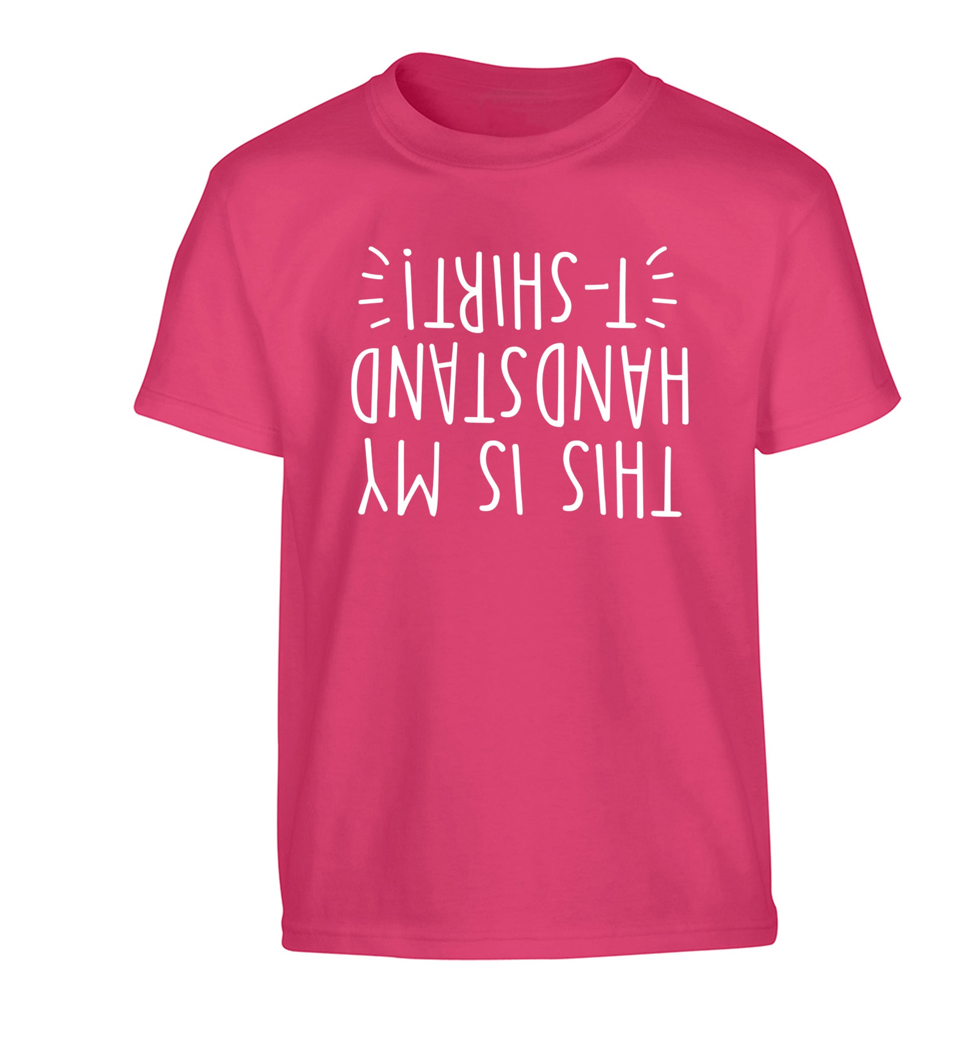 This is my handstand Children's pink Tshirt 12-13 Years