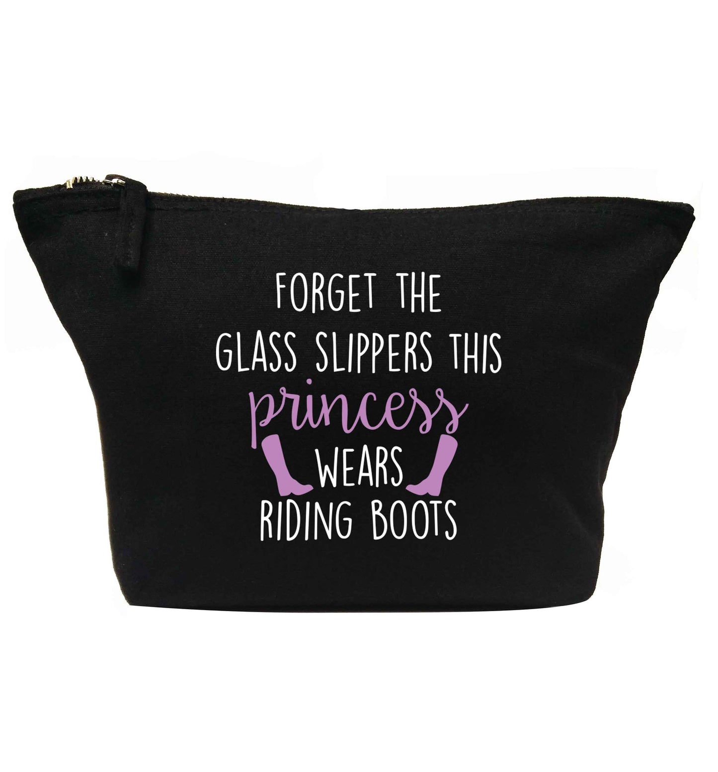 Forget the glass slippers this princess wears riding boots | Makeup / wash bag