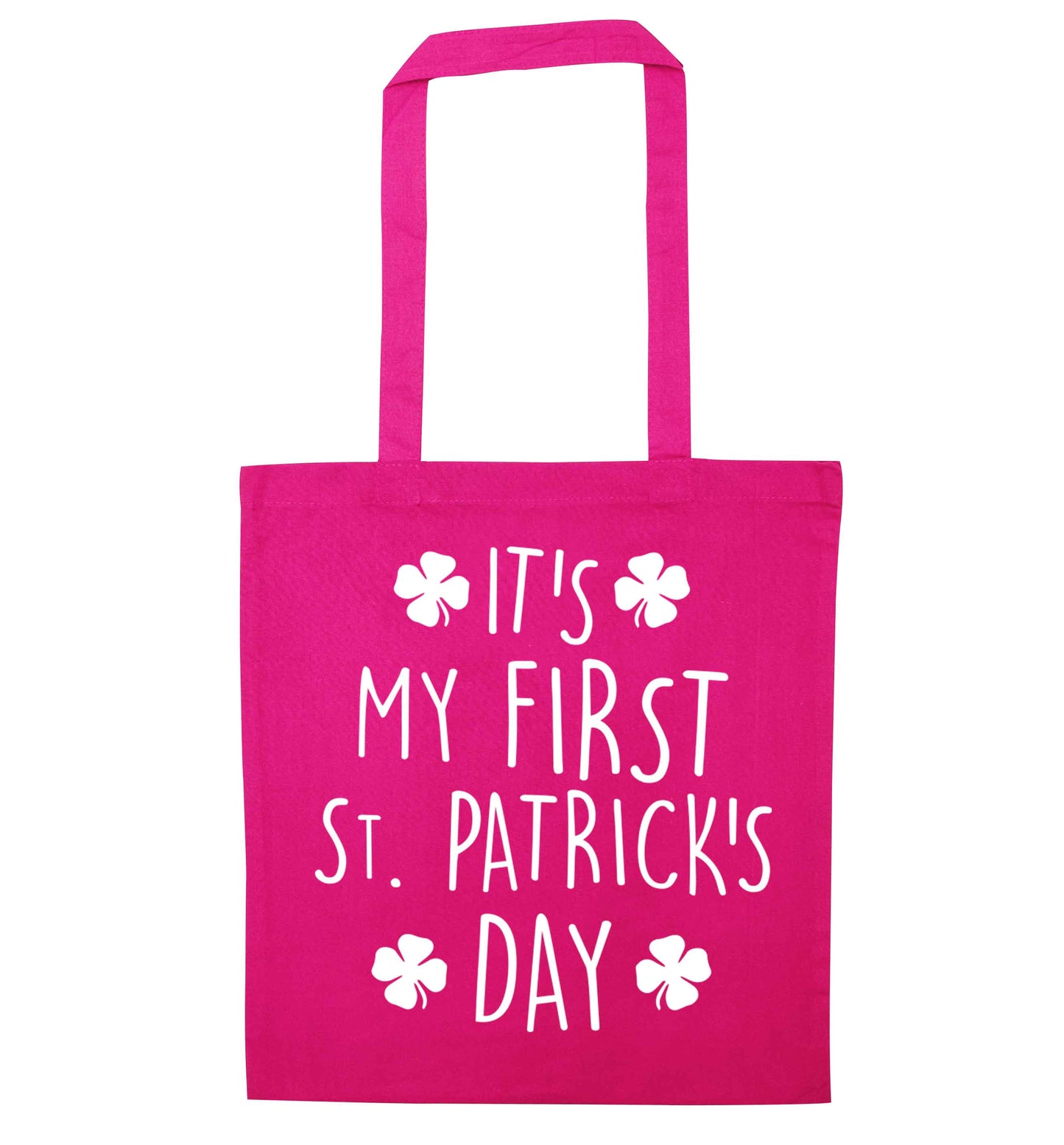 It's my first St.Patrick's day pink tote bag