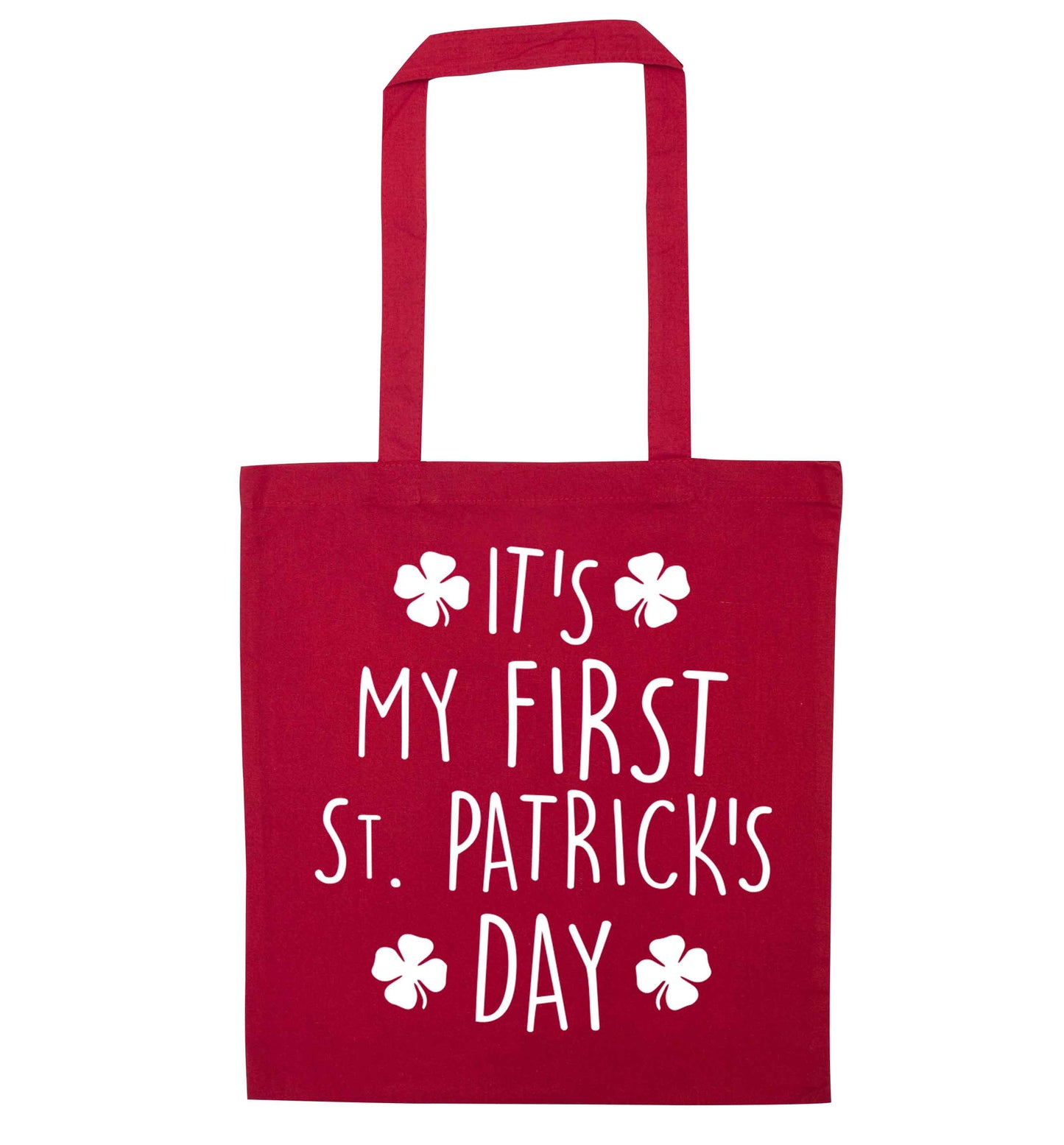 It's my first St.Patrick's day red tote bag