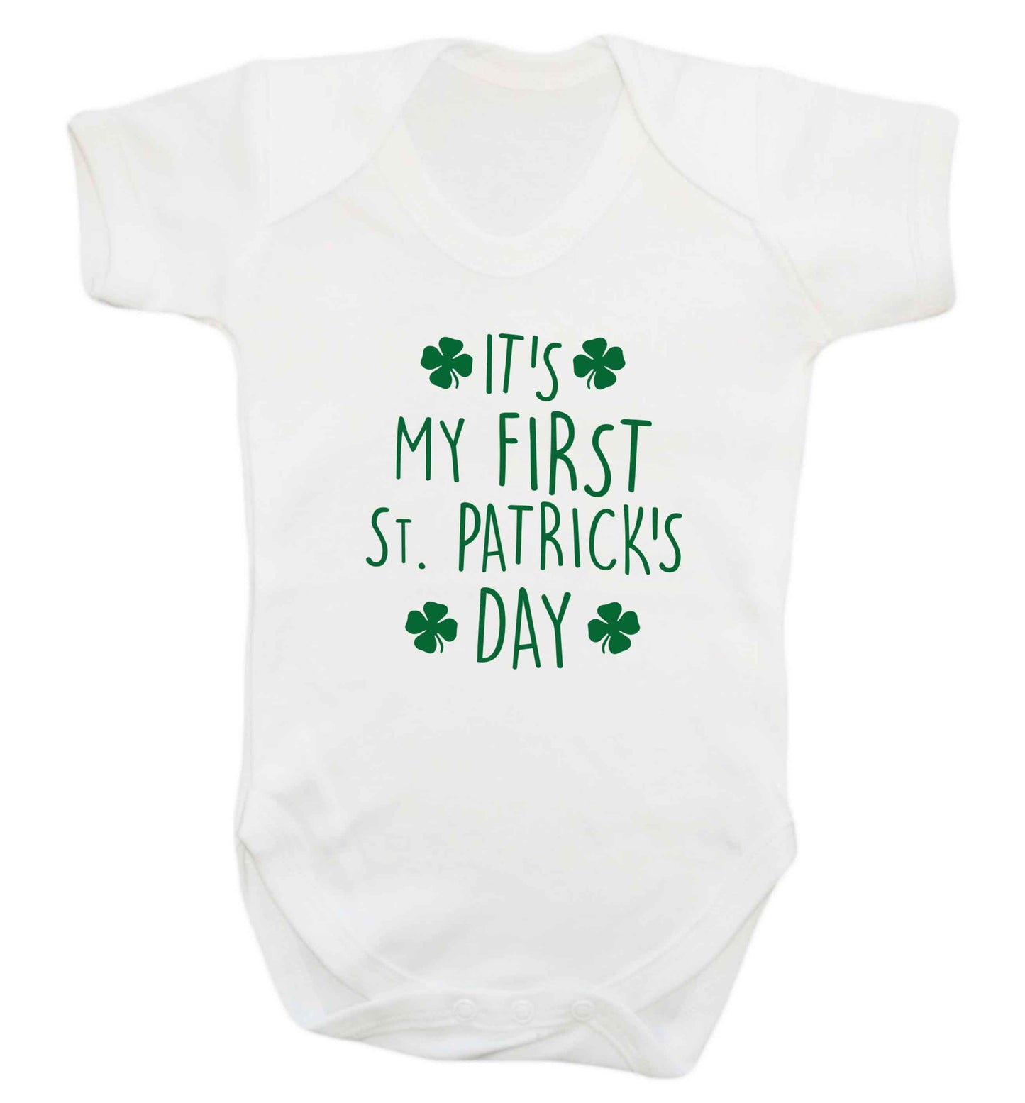 It's my first St.Patrick's day baby vest white 18-24 months